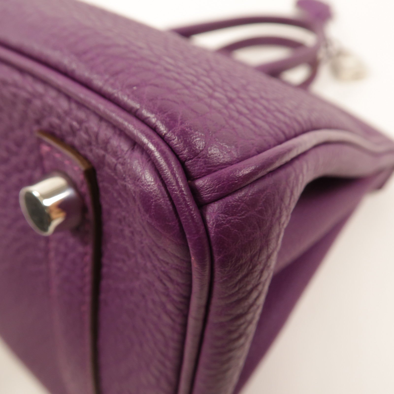 HERMES Togo皮革Birkin 25手挽袋Anemone
