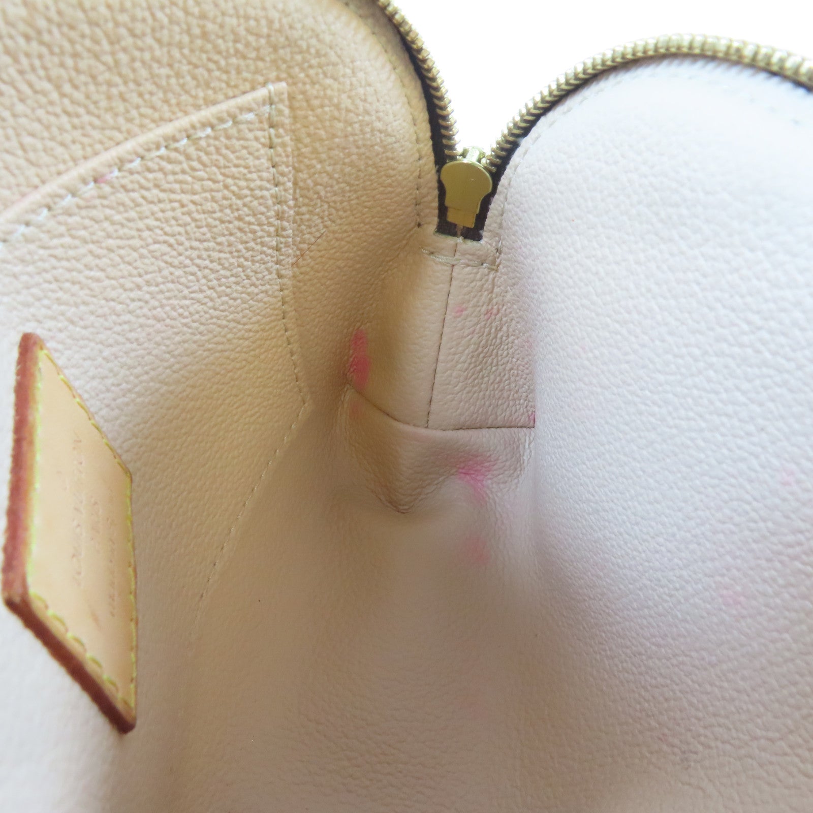 LOUIS VUITTON Monogram Cosmetic Pouch金扣小袋啡色