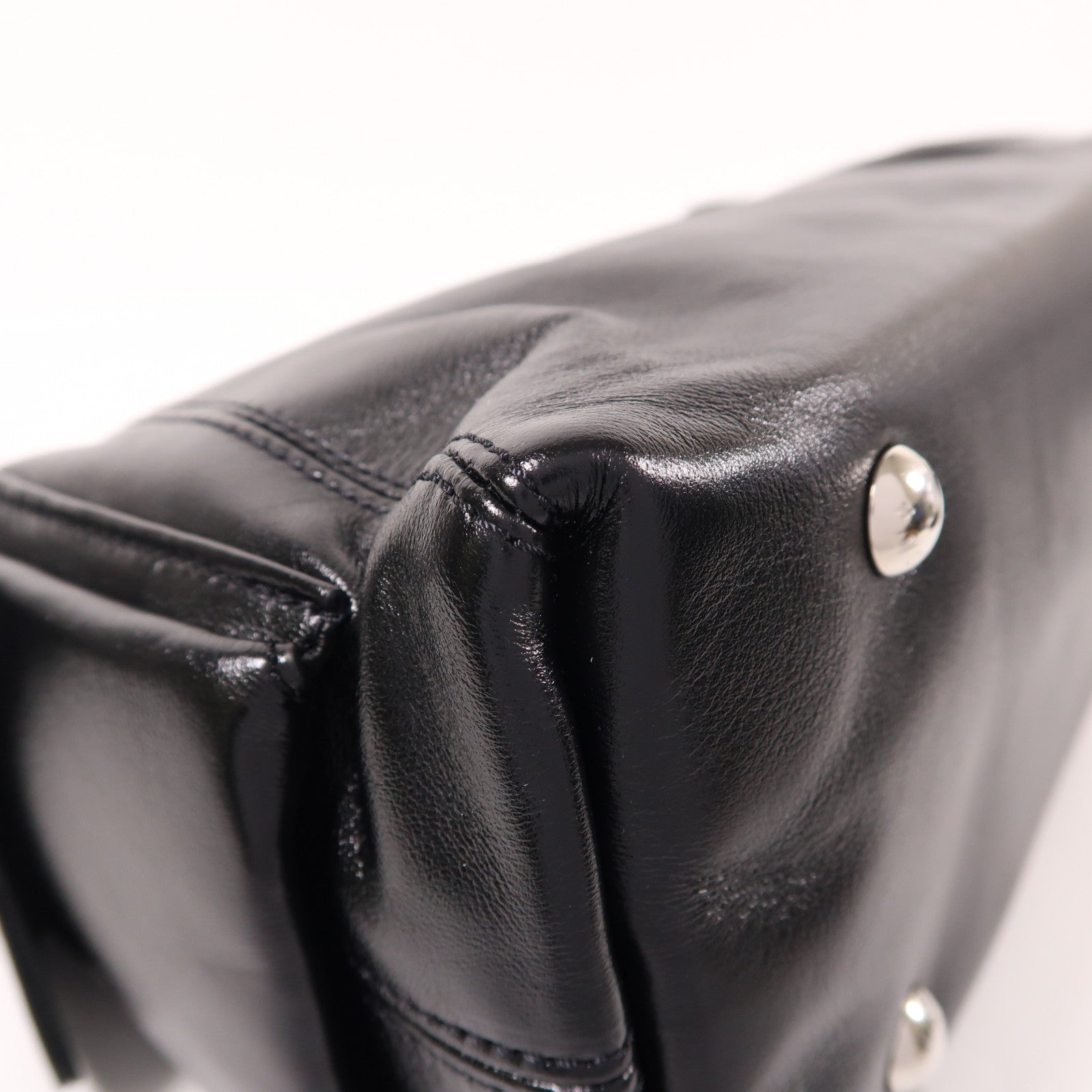 LOUIS VUITTON 羊皮皮革Carry All Vibe PM銀扣手挽肩背兩用袋