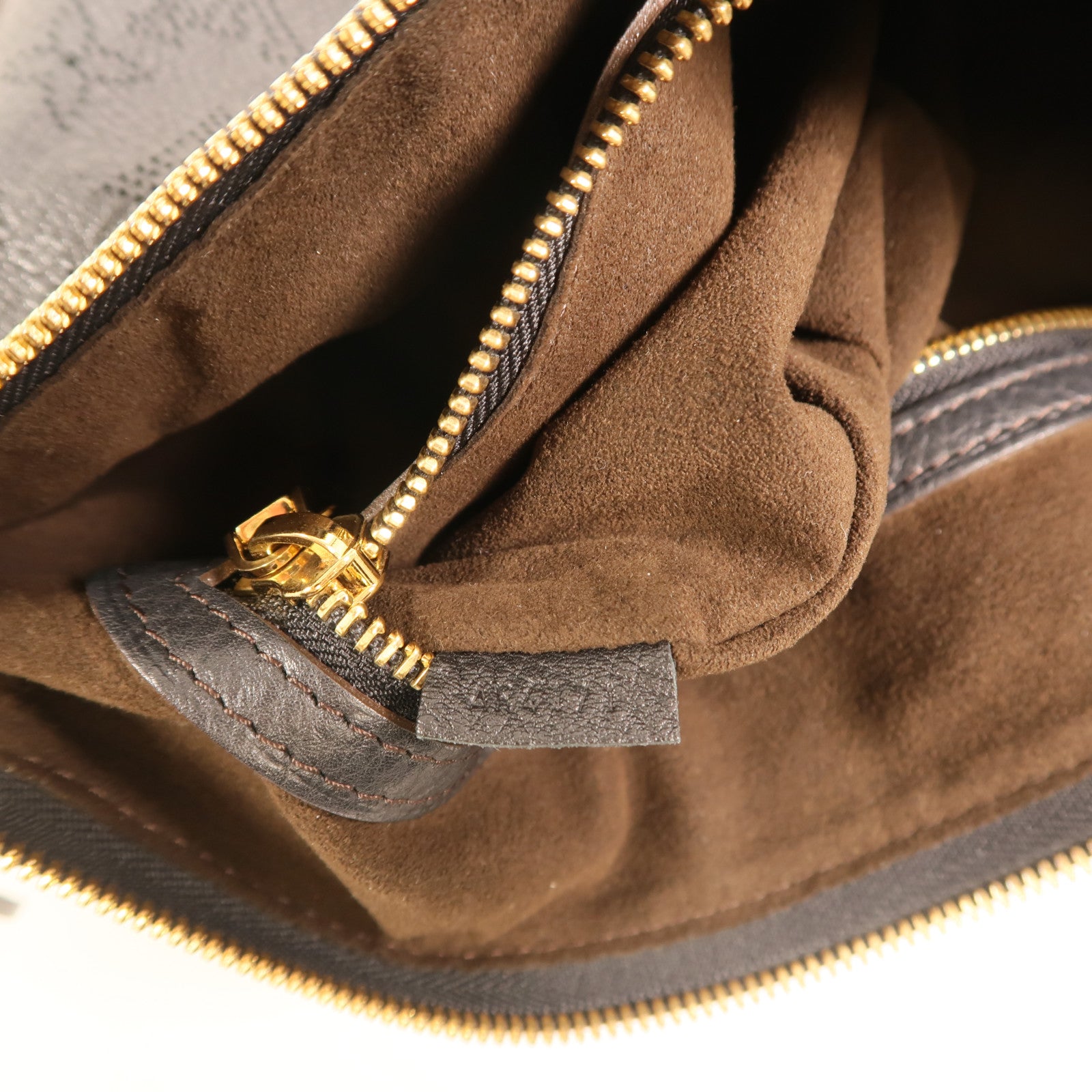 LOUIS VUITTON Monogram Mahina Salene PM金扣手挽肩背兩用袋
