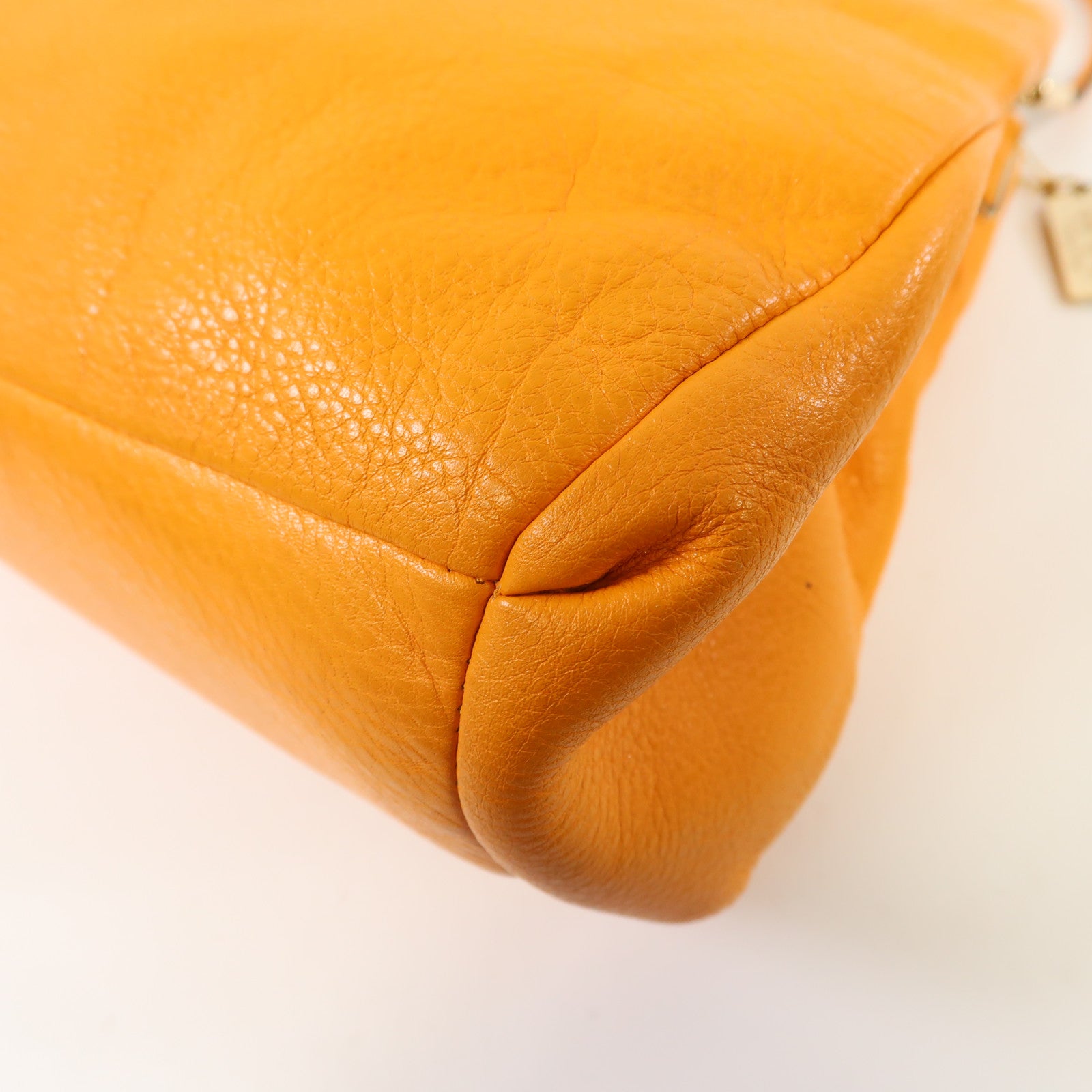 COACH 牛皮皮革Madison Phoebe Shoulder Bag金扣肩背袋黃色