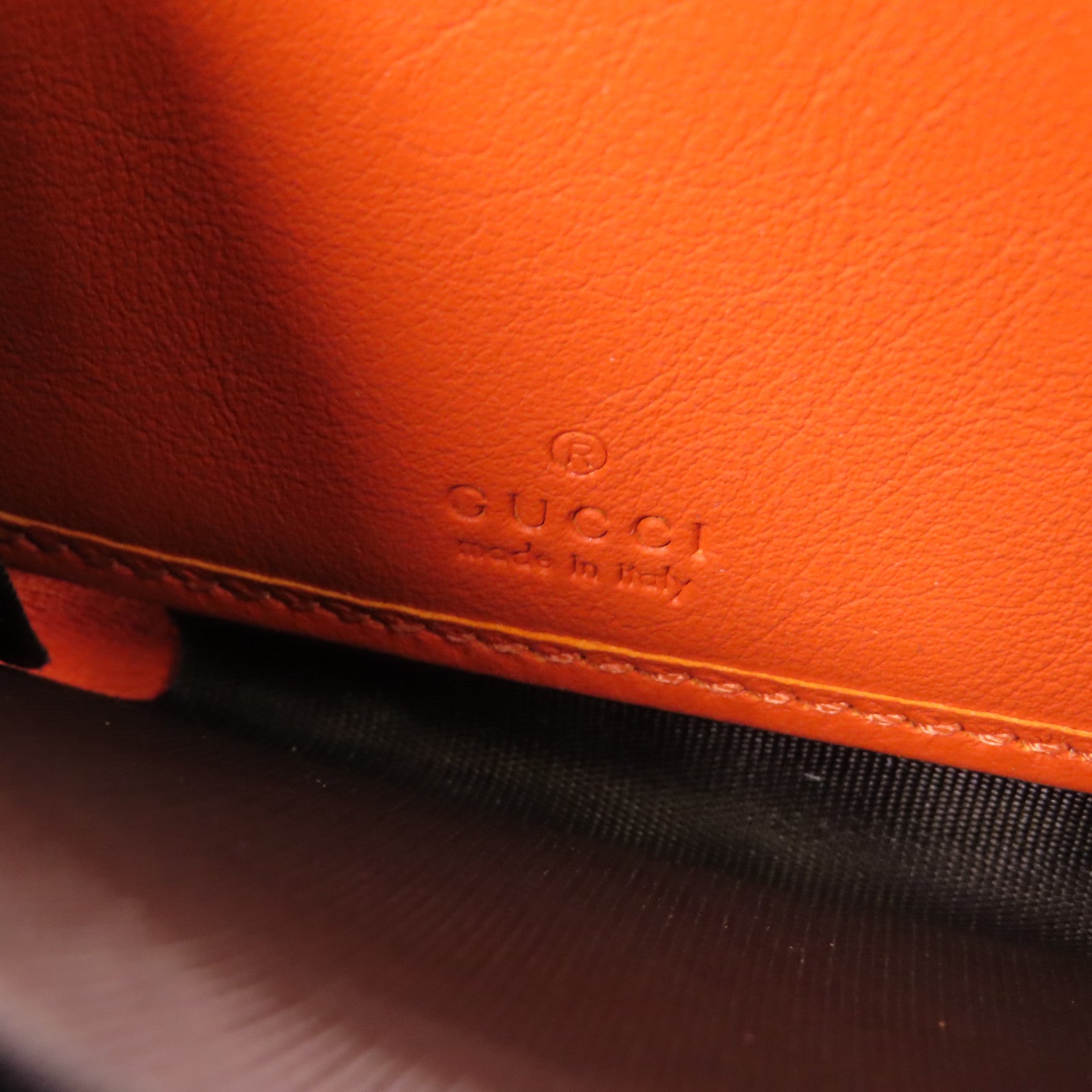 GUCCI 塗層帆布Long Wallet金扣長錢包