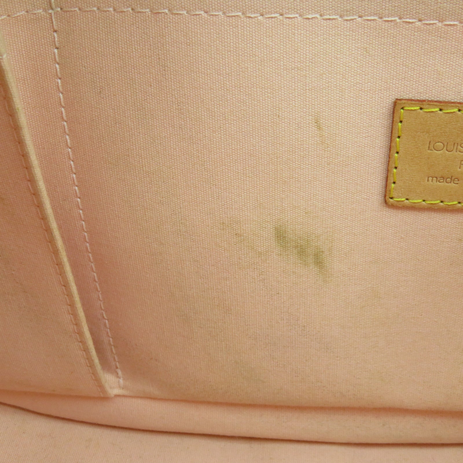 LOUIS VUITTON 【激減優惠】Monogram Vernis Biscayne Bay GM金扣肩背袋米色
