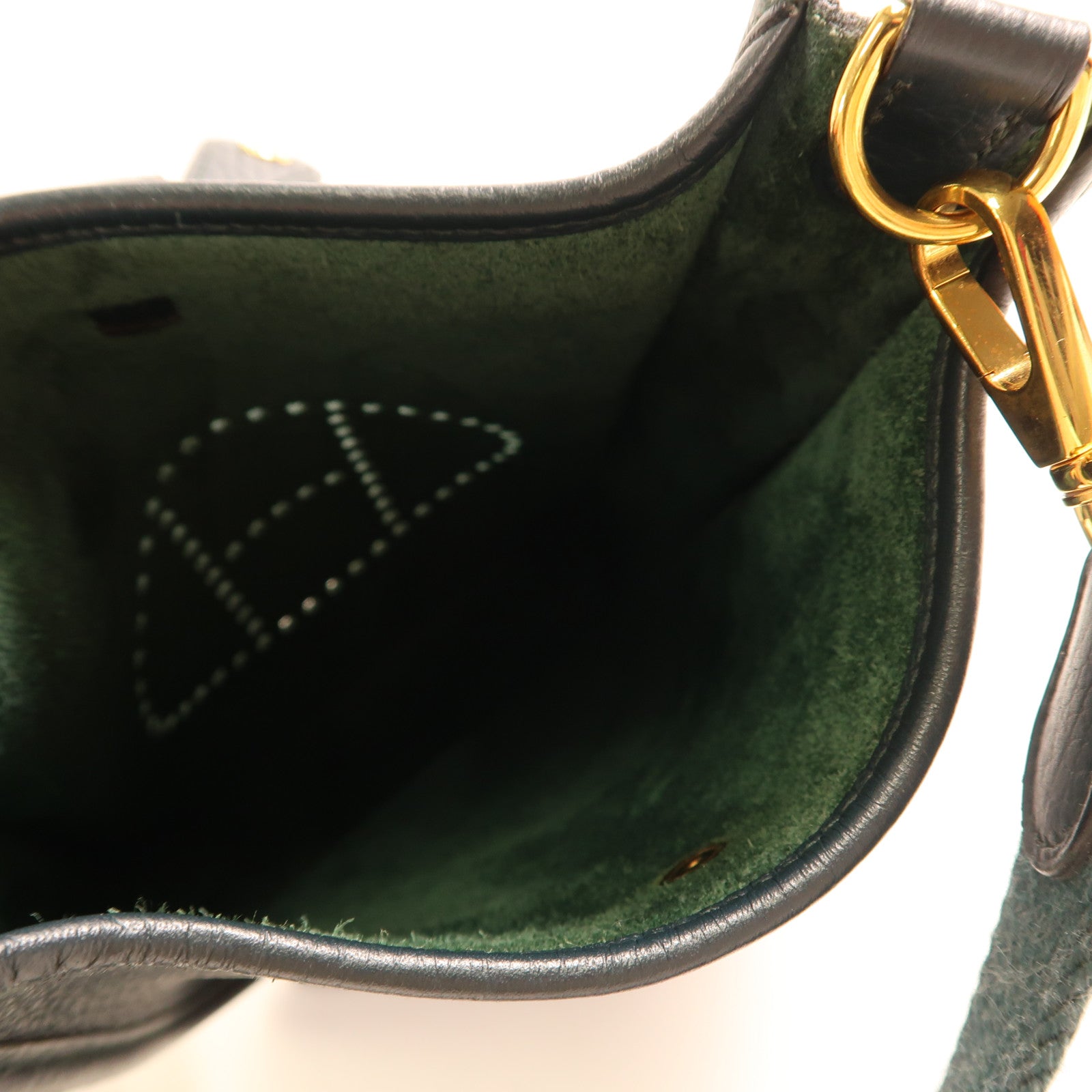 HERMES Clemence皮革Evelyne TPM金扣肩背袋