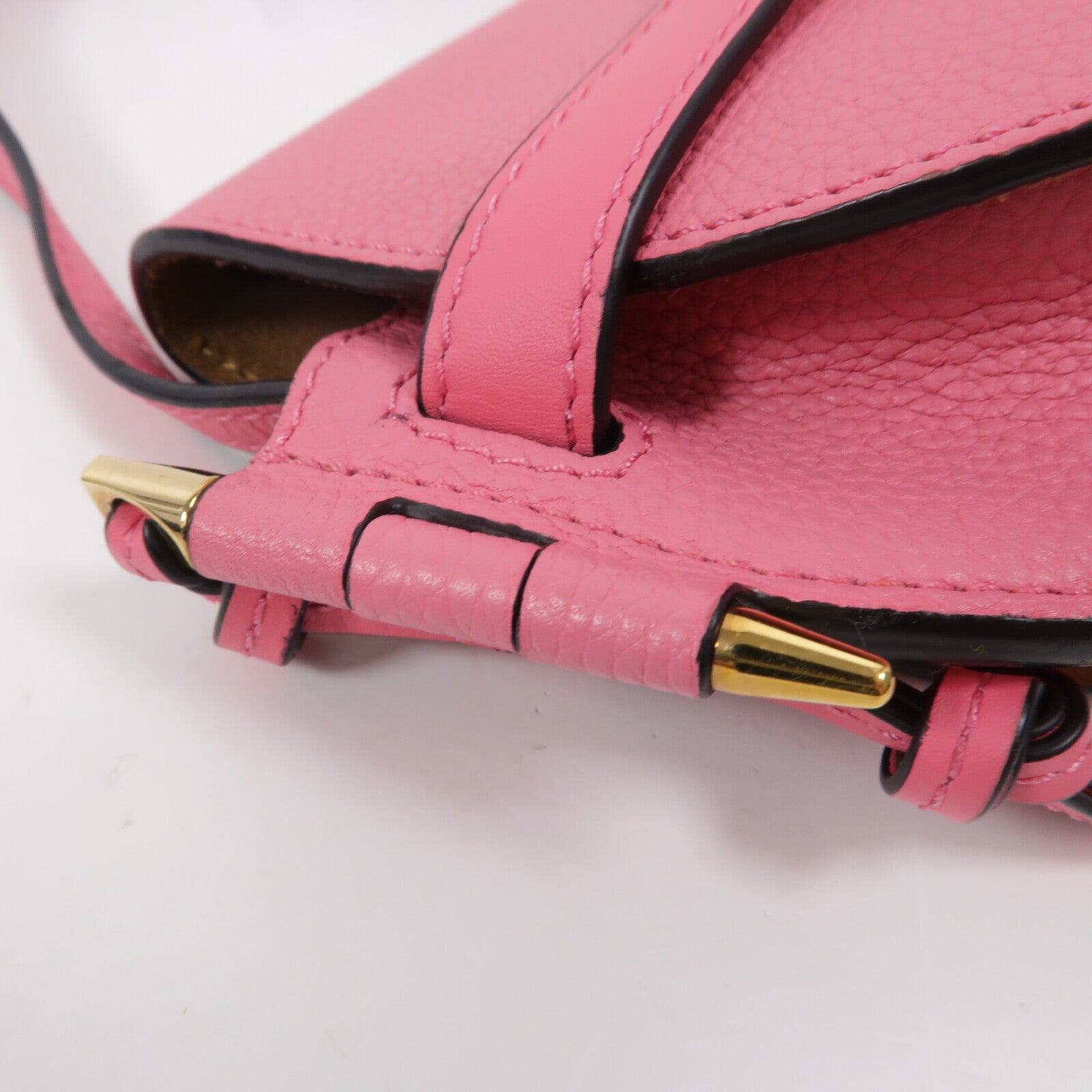 LOEWE 牛皮皮革Mini Gate肩背袋