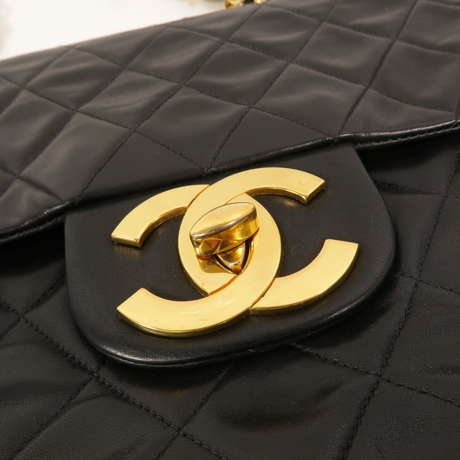 CHANEL 羊皮皮革Vintage Chain Shoulder手挽肩背兩用袋