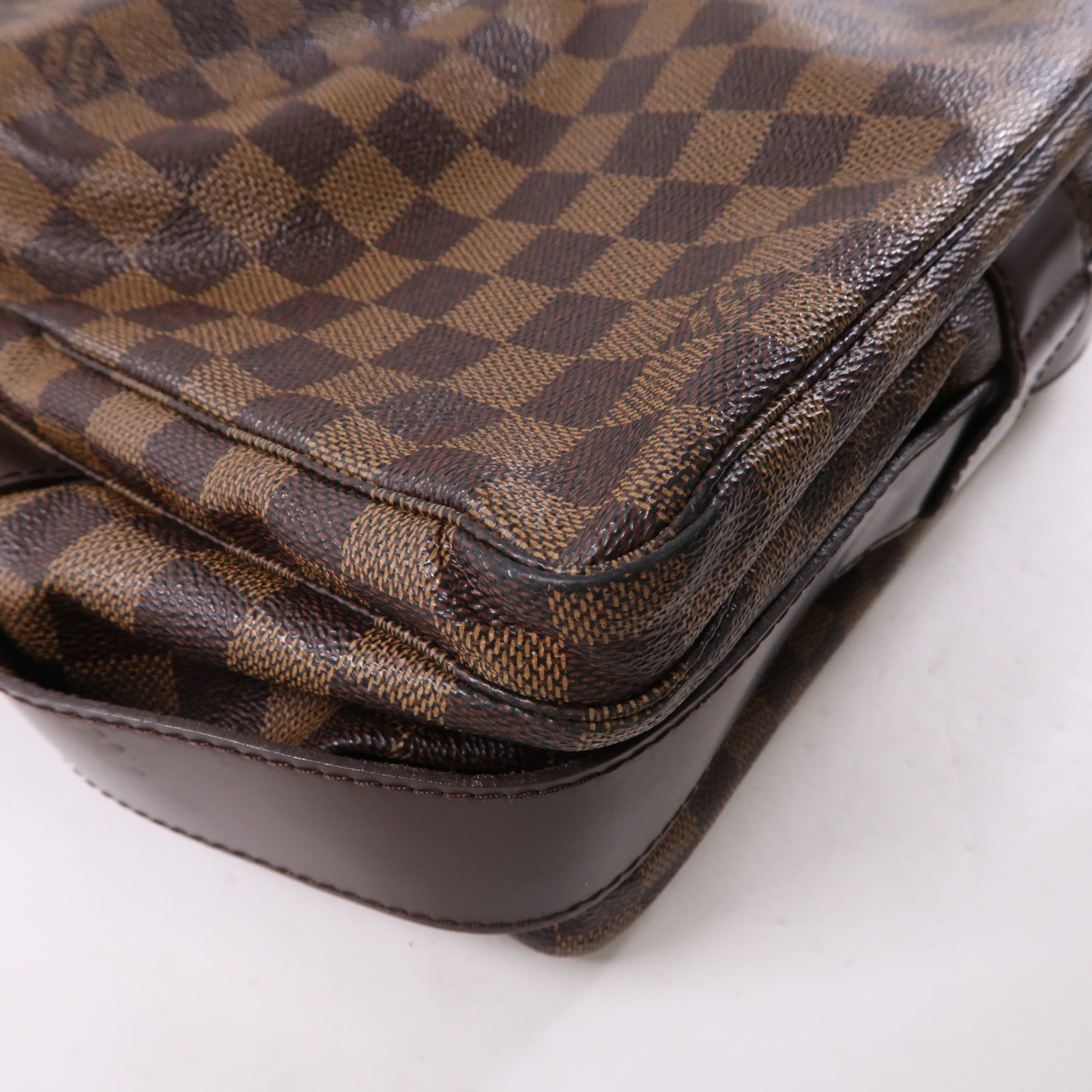 LOUIS VUITTON 【激減優惠】Damier Naviglio金扣肩背袋啡色