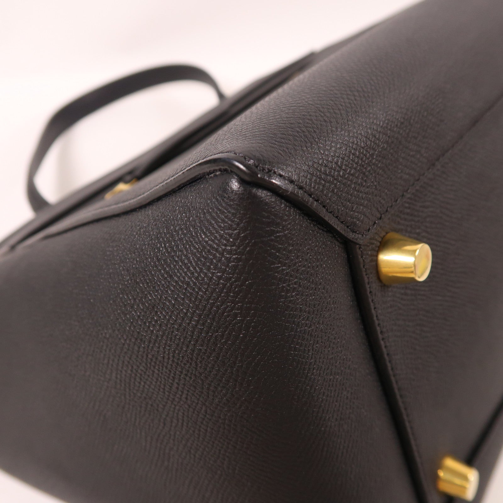 CELINE 牛皮皮革Micro Belt金扣手挽袋