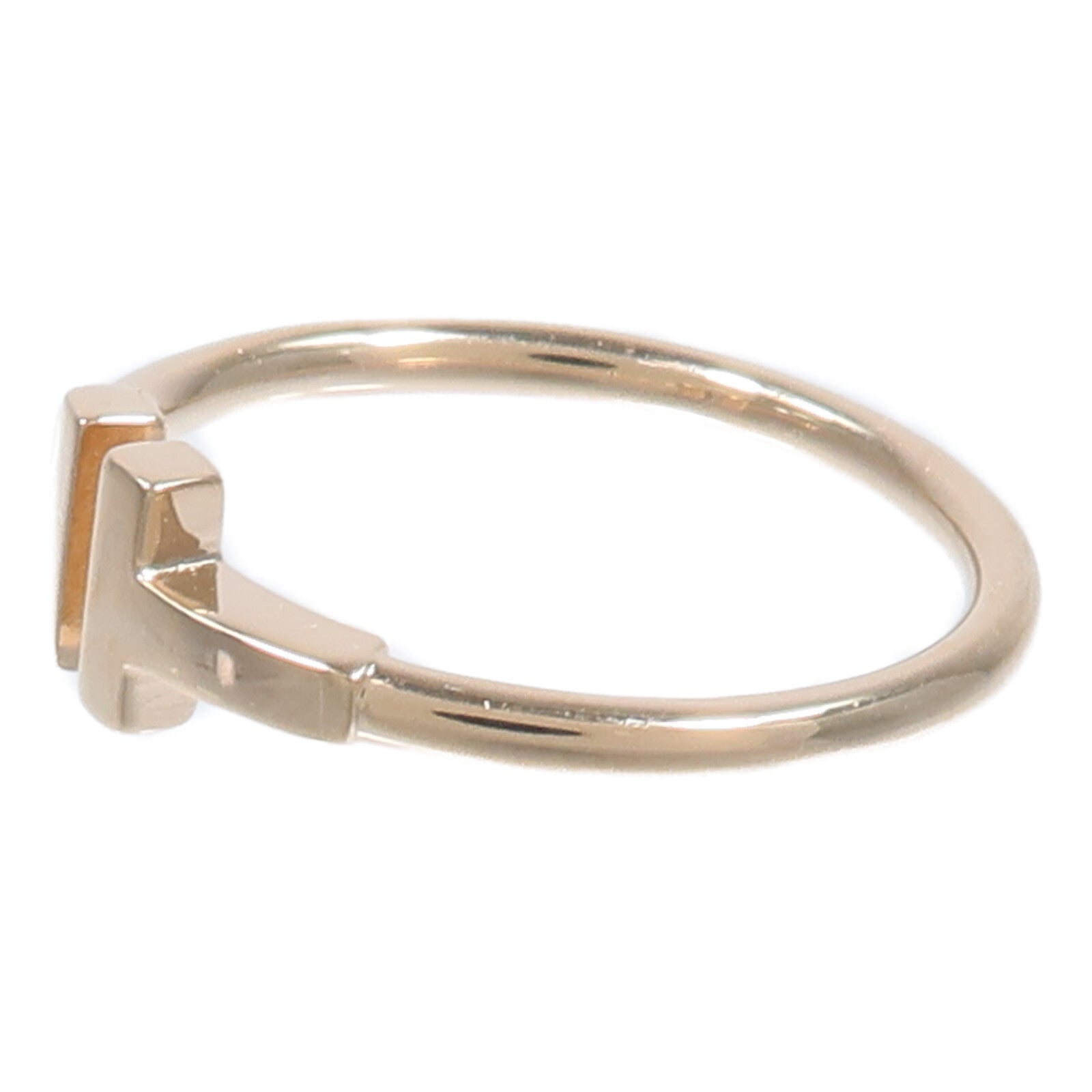 TIFFANY＆CO 18K玫瑰金T Wire Ring戒指