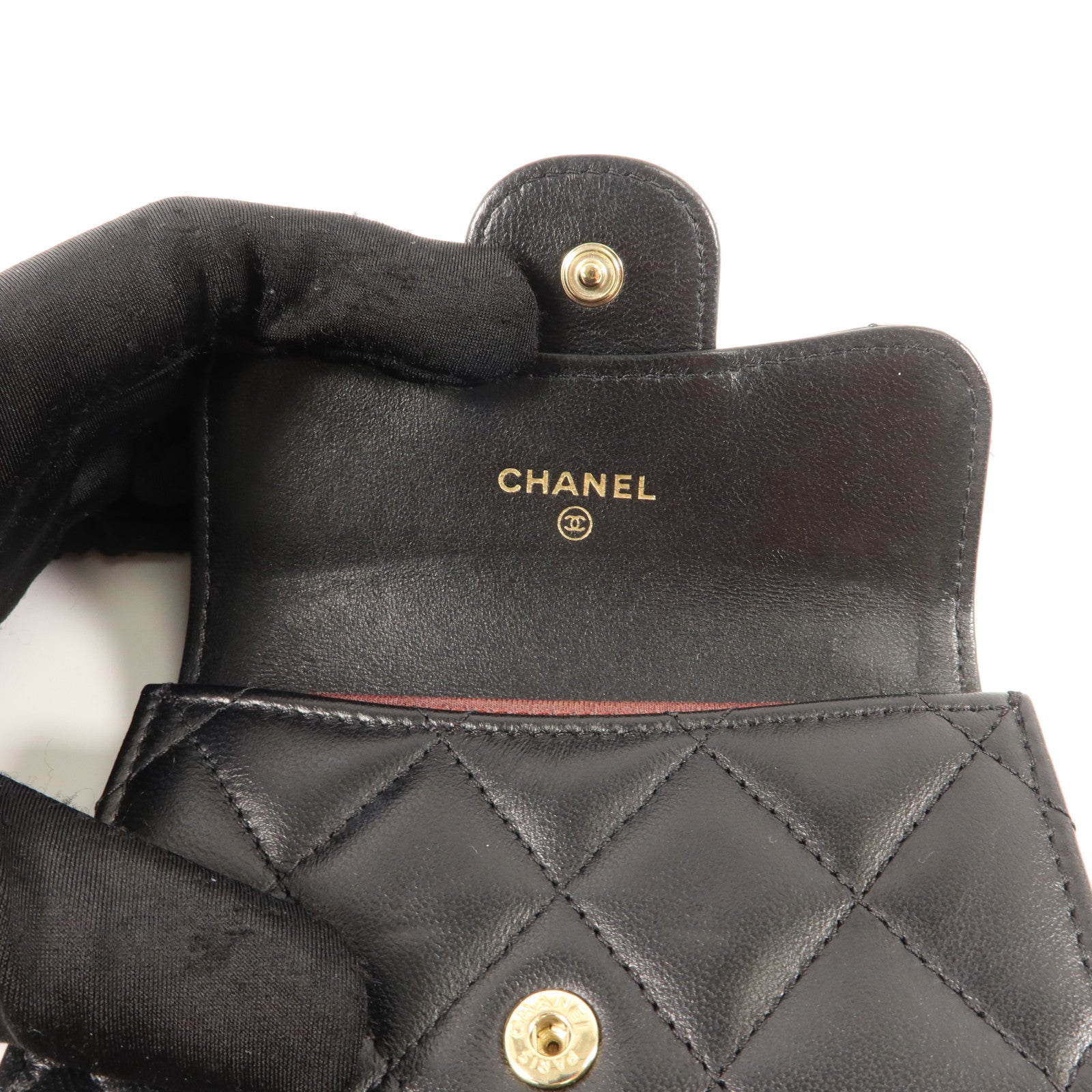 CHANEL 羊皮皮革Classic Flap Card Holder XL卡片套