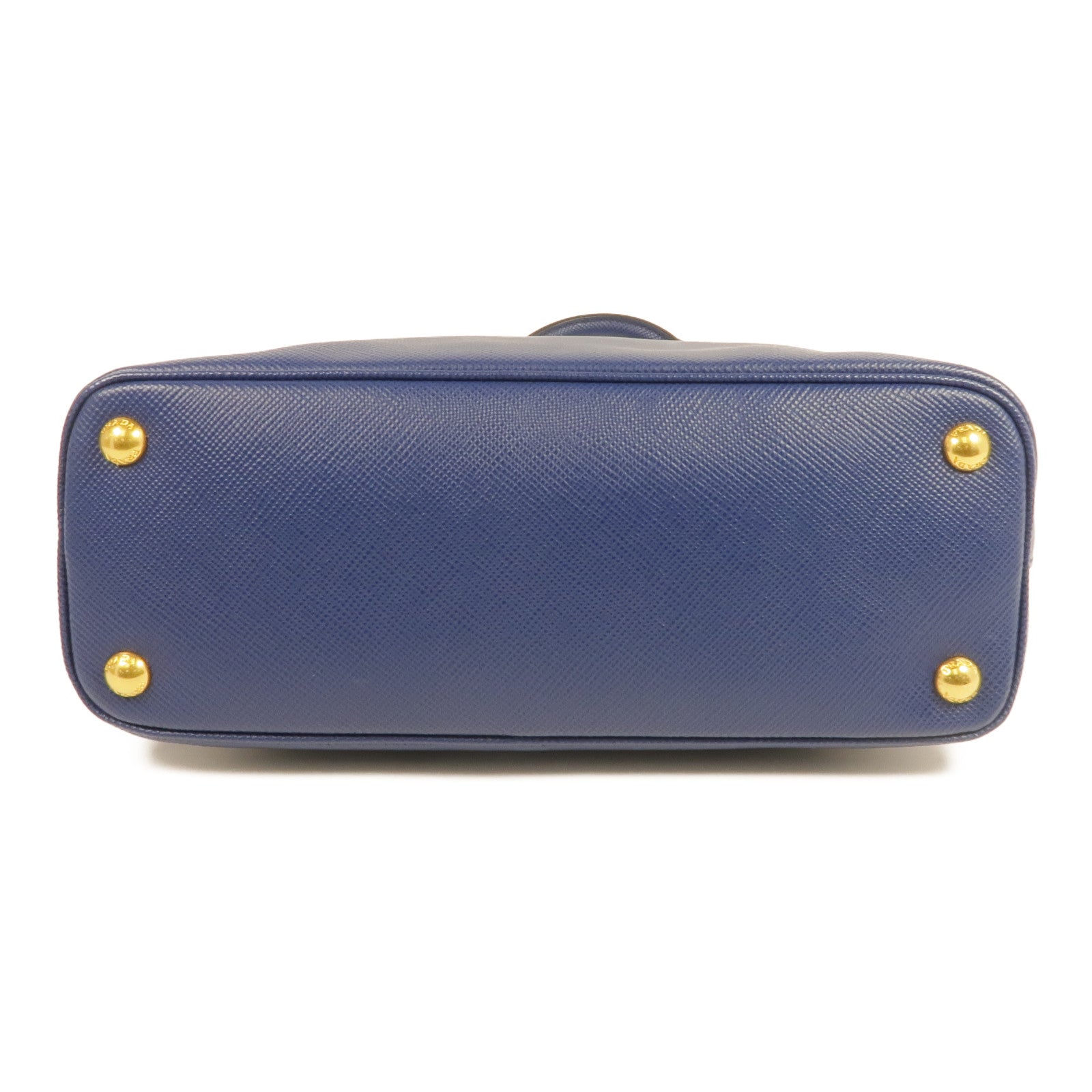 PRADA Saffiano皮革Lux Dome Bag金扣手挽肩背兩用袋