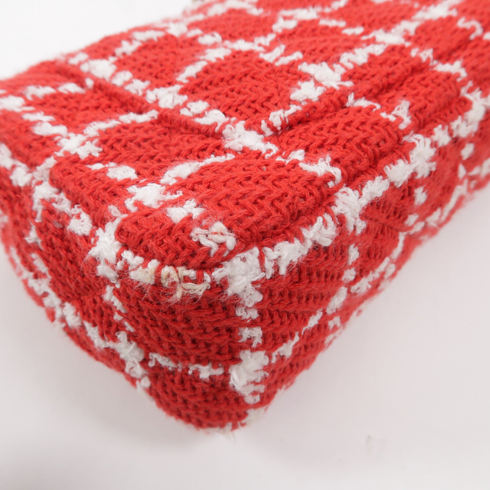 CHANEL Tweed Mini Flap鏈帶肩背袋