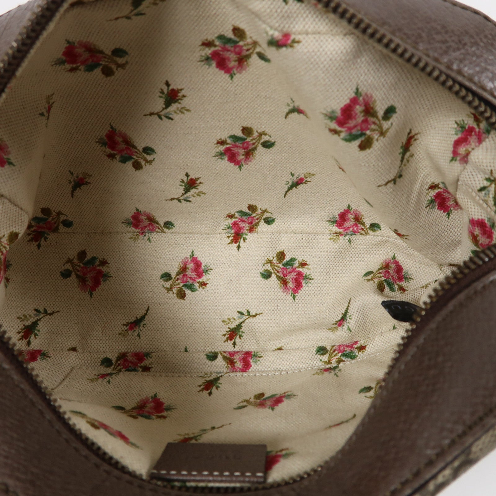 GUCCI 塗層帆布Neo Vintage GG Supreme金扣肩背袋啡色
