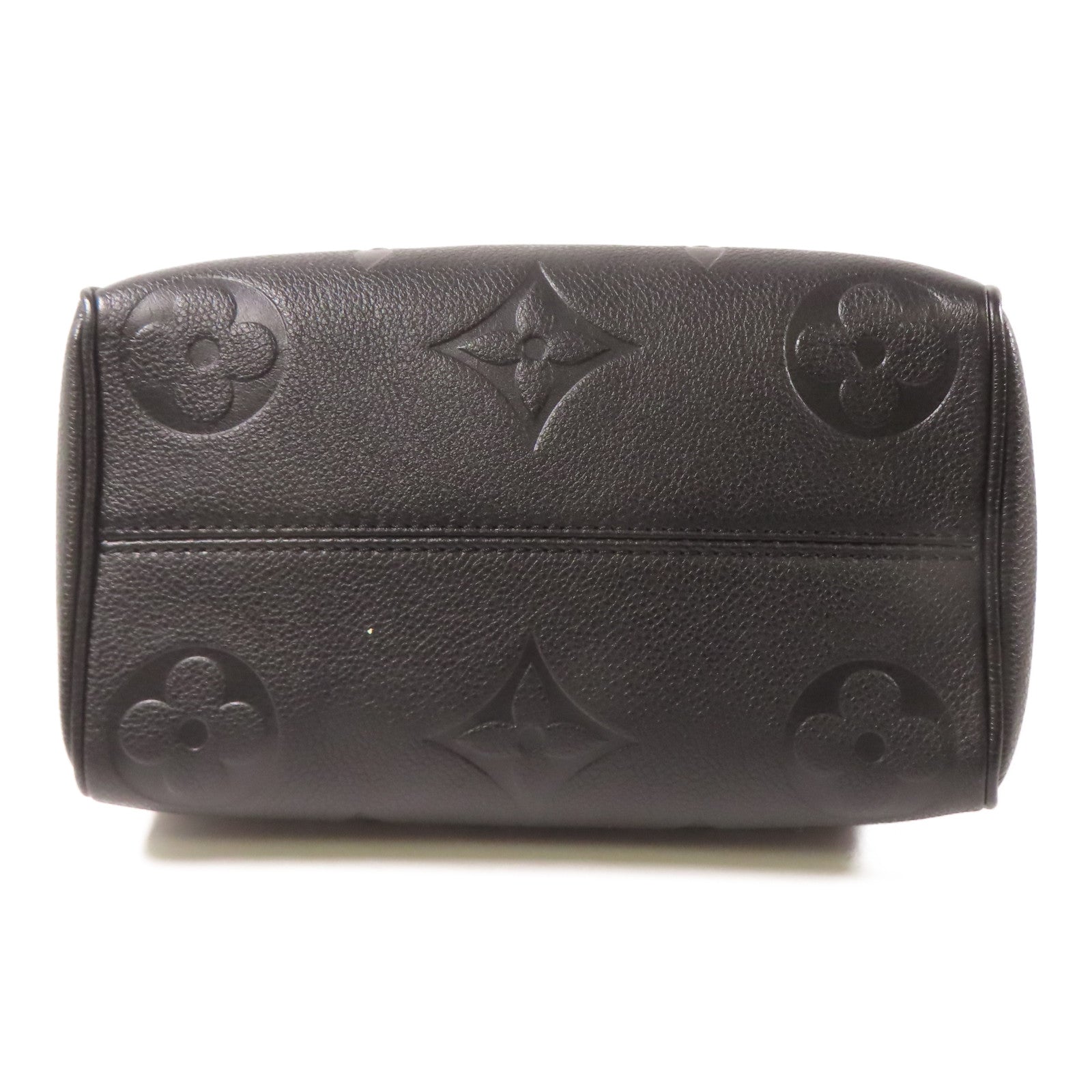 LOUIS VUITTON Monogram Empreinte Speedy Bandouliere 20金扣手挽肩背兩用袋黑色