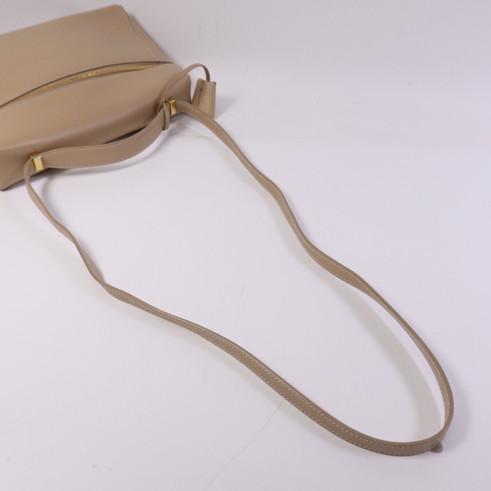 Loro Piana 牛皮皮革Loro Piana L27金扣手挽肩背兩用袋