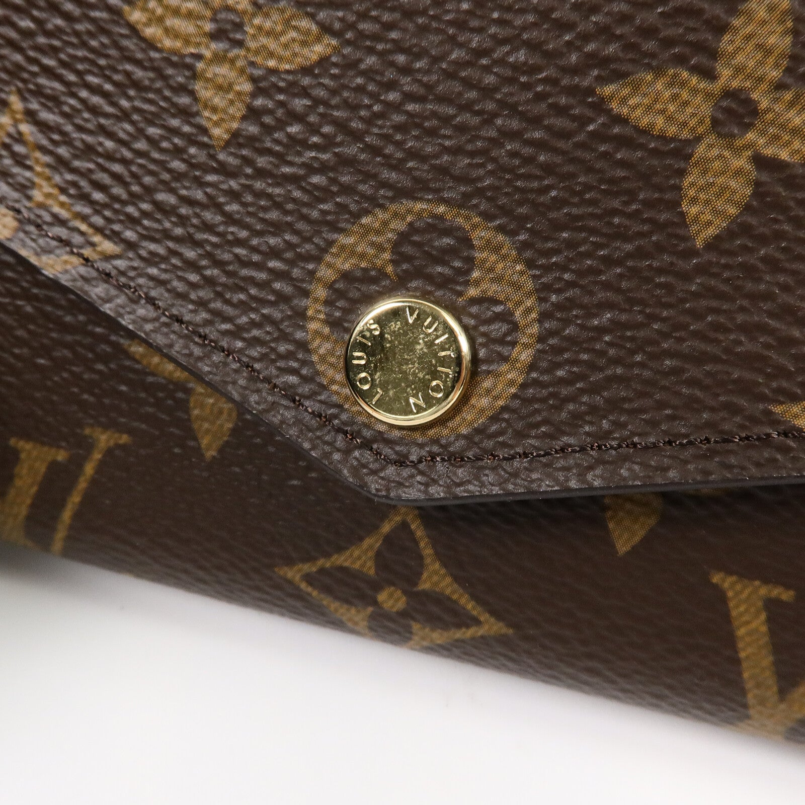 LOUIS VUITTON Monogram Portefeuille Sara金扣長錢包