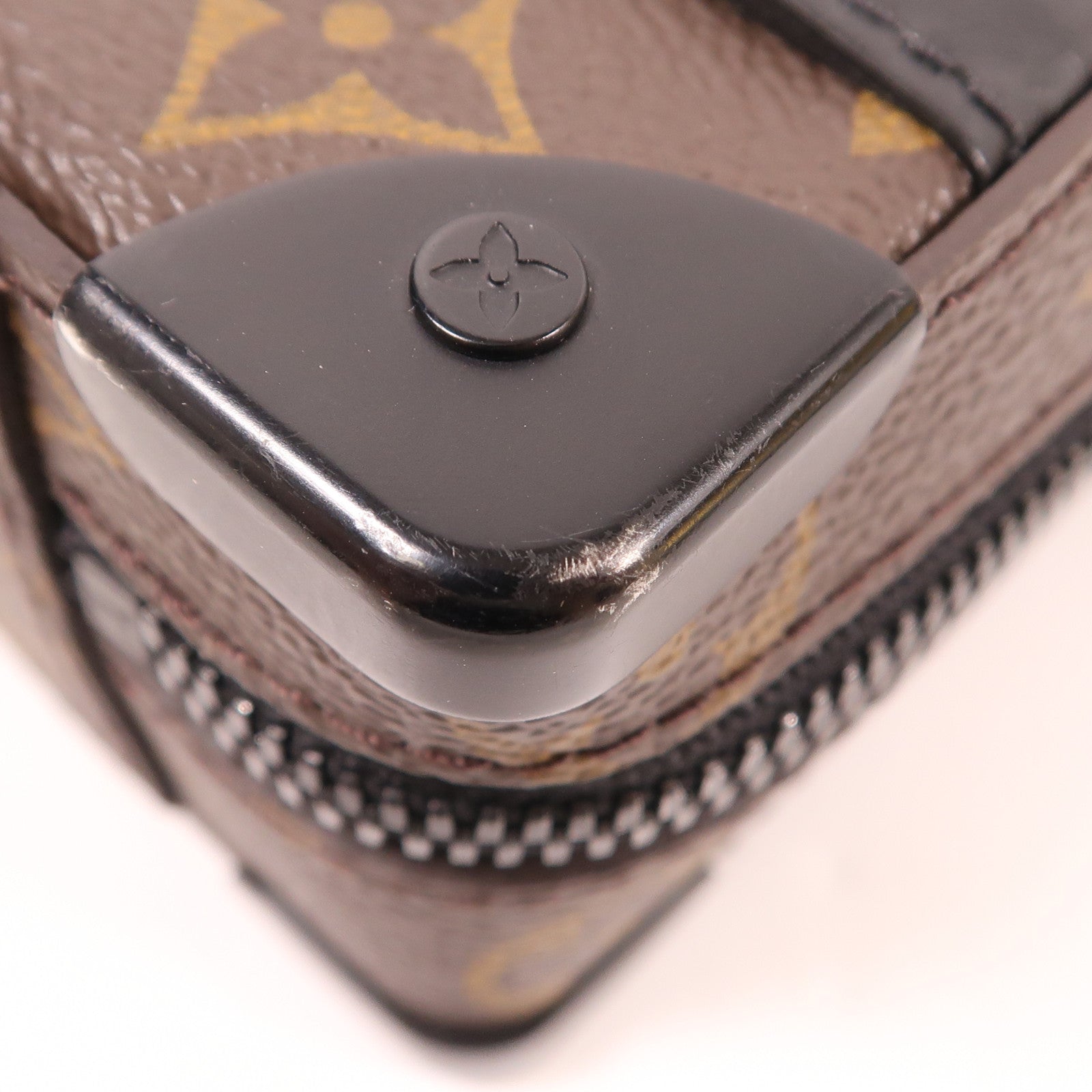 LOUIS VUITTON Monogram Macassar Handle Soft Trunk手挽肩背兩用袋