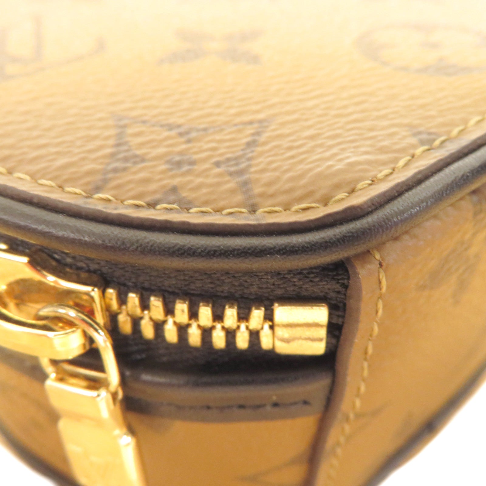 LOUIS VUITTON **【激減優惠】Monogram Mini Boite Chapean Shoulder Bag金扣手挽肩背兩用袋啡色
