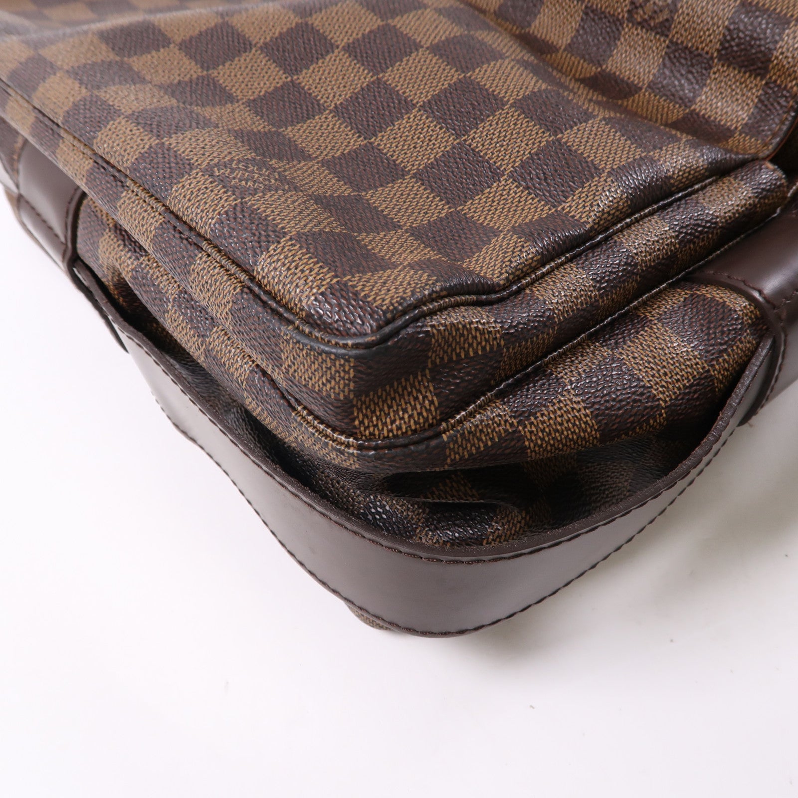 LOUIS VUITTON 【激減優惠】Damier Naviglio金扣肩背袋啡色