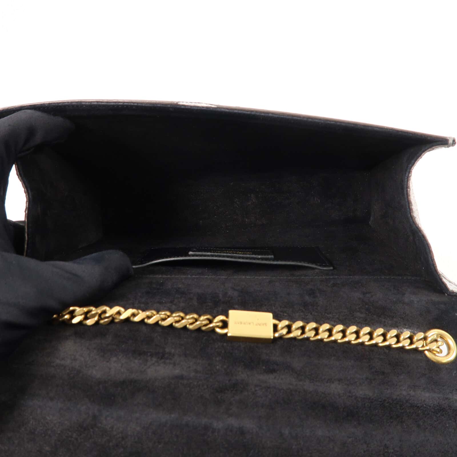 SAINT LAURENT 牛皮皮革Kate Medium Tassel鏈帶肩背袋