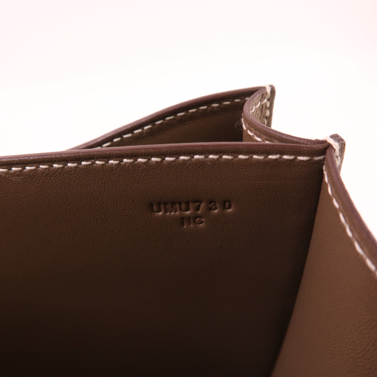 HERMES Epsom皮革Constance Mini金扣肩背袋Etoupe