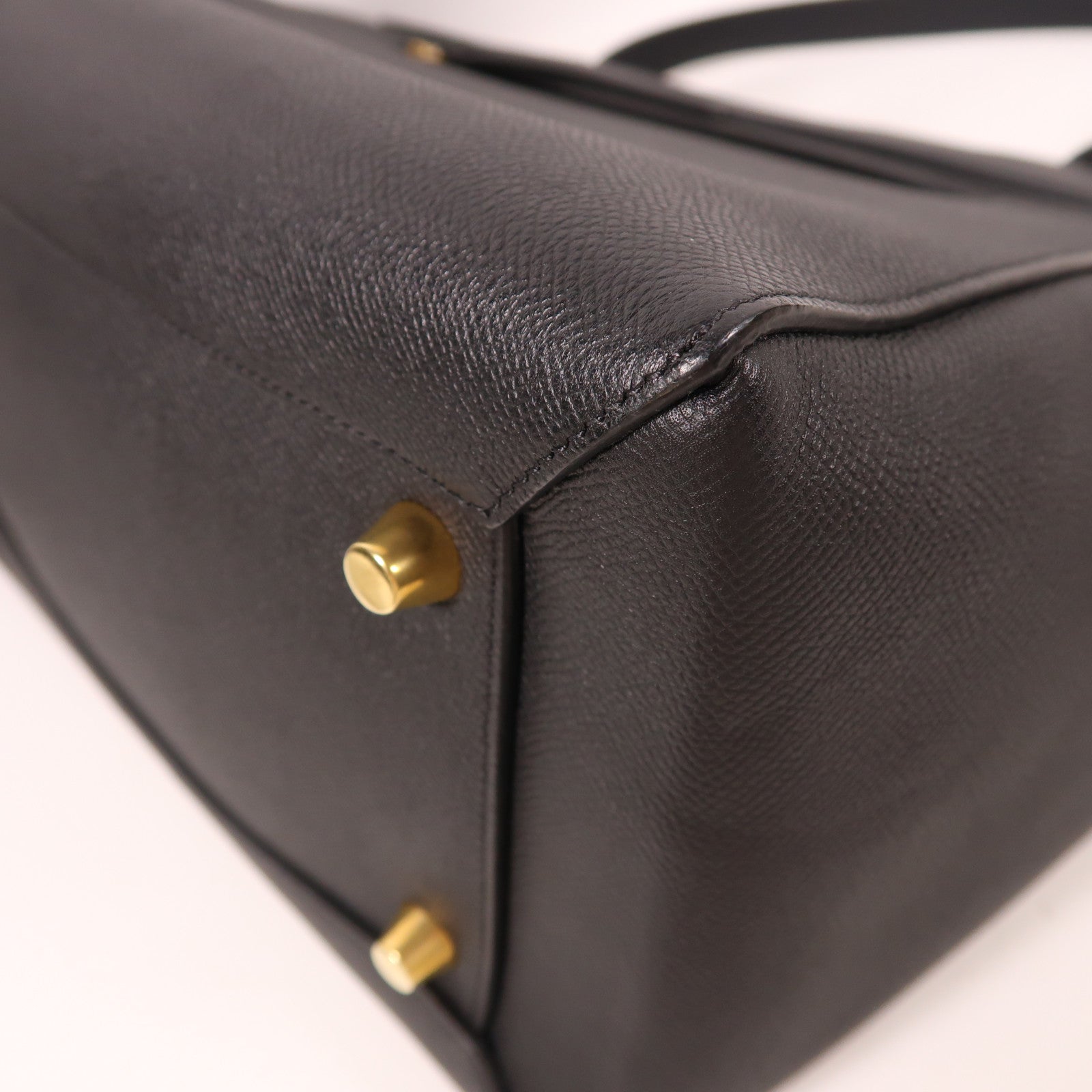 CELINE 牛皮皮革Micro Belt金扣手挽袋