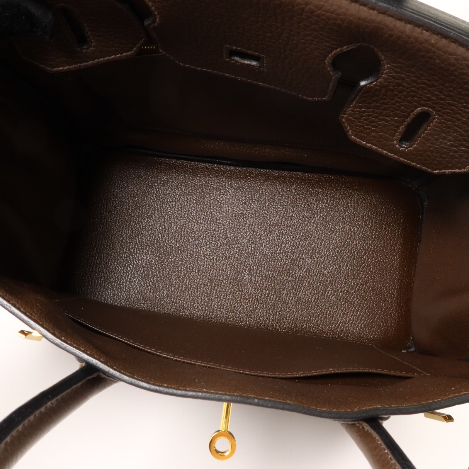 HERMES Togo皮革Birkin 30手挽袋Chocolat