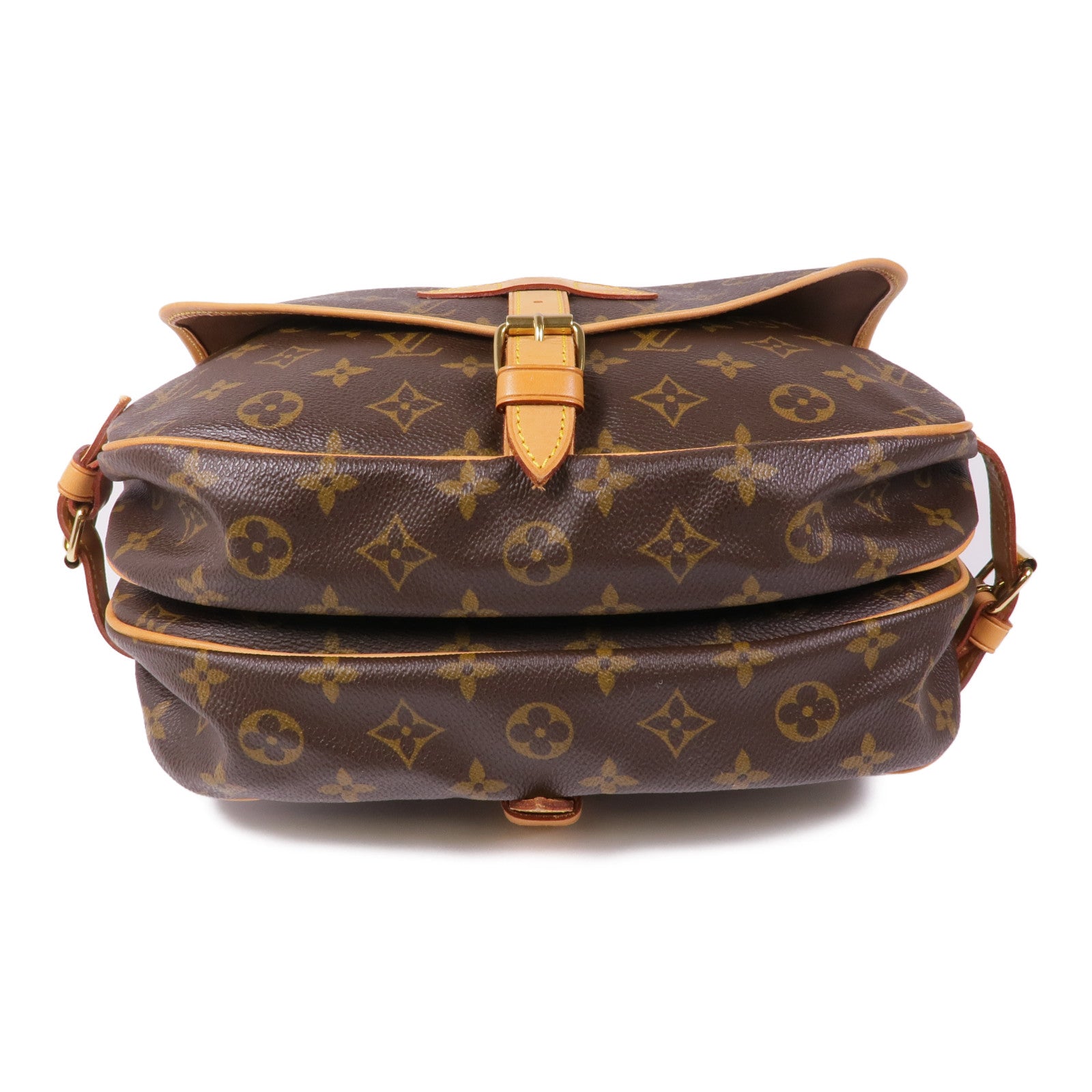 LOUIS VUITTON Monogram Saumur 30金扣肩背袋