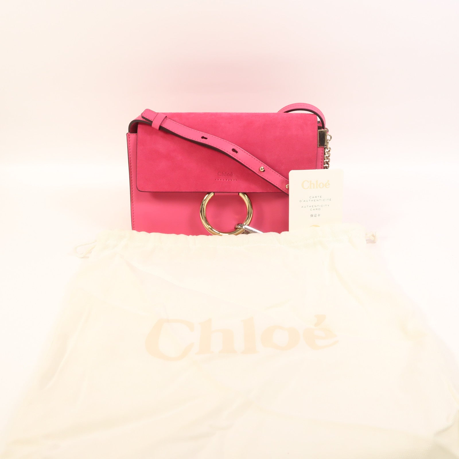 Chloe 【激減優惠】牛皮皮革Faye肩背袋