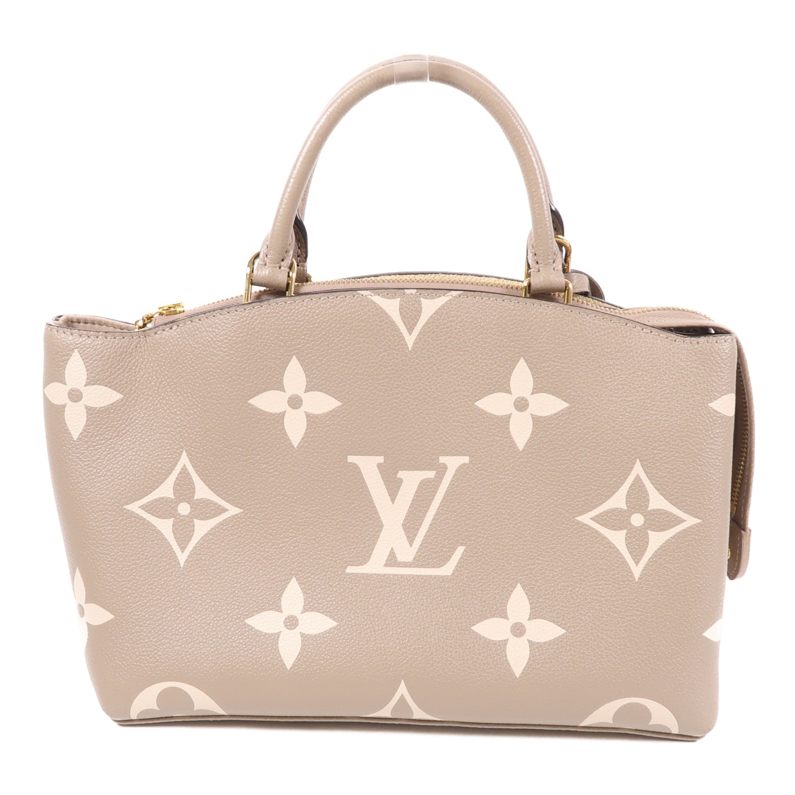 LOUIS VUITTON Monogram Empreinte Petit Palais金扣手挽肩背兩用袋