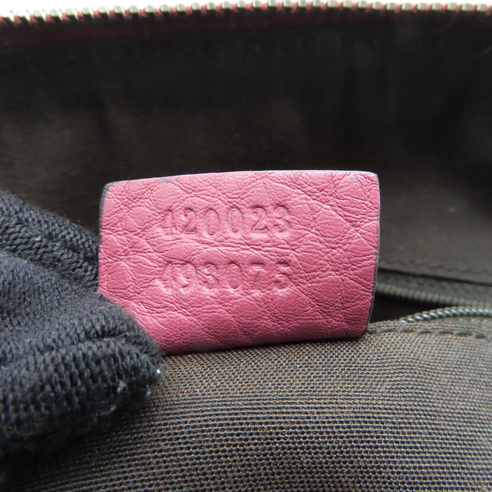 GUCCI 【清倉大減價】牛皮皮革2 Way Shoulder銀扣手挽肩背兩用袋粉紅色