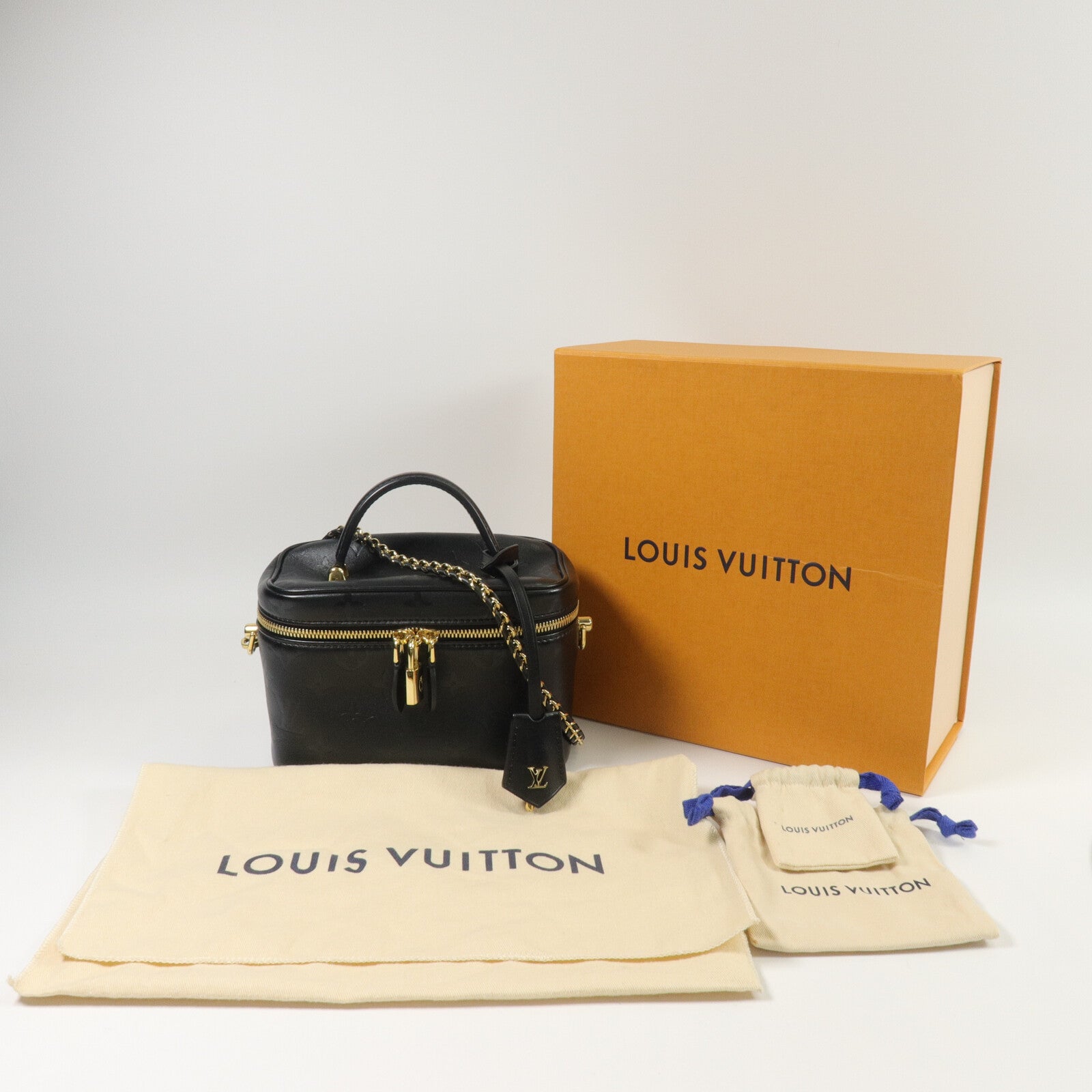 LOUIS VUITTON Monogram Ink Vanity PM手挽肩背兩用袋