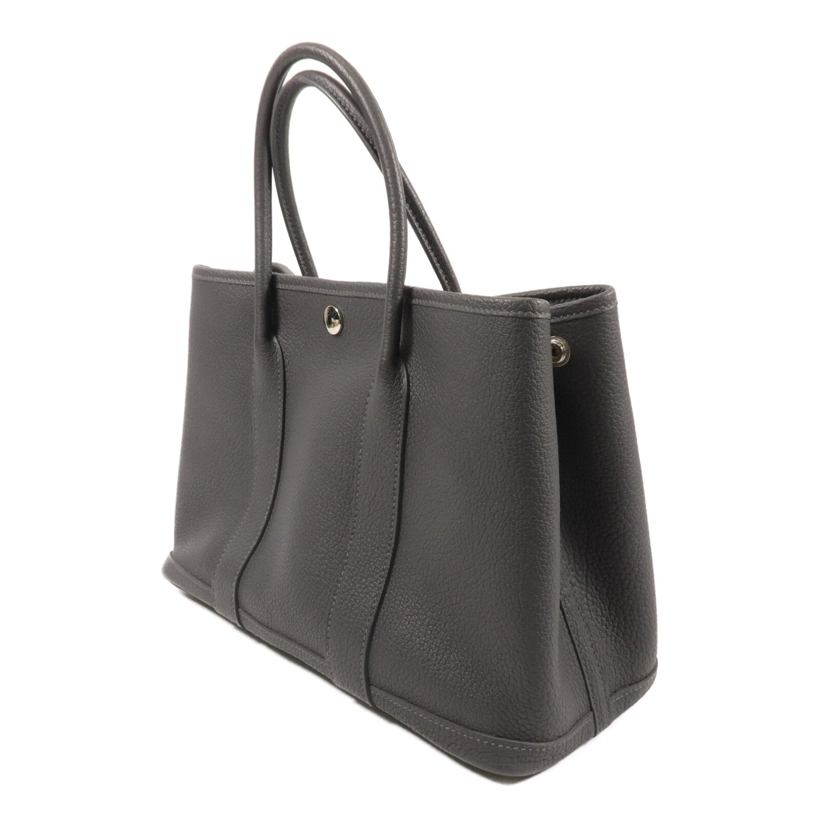 HERMES Negonda皮革Garden Party TPM手挽袋Ardoise