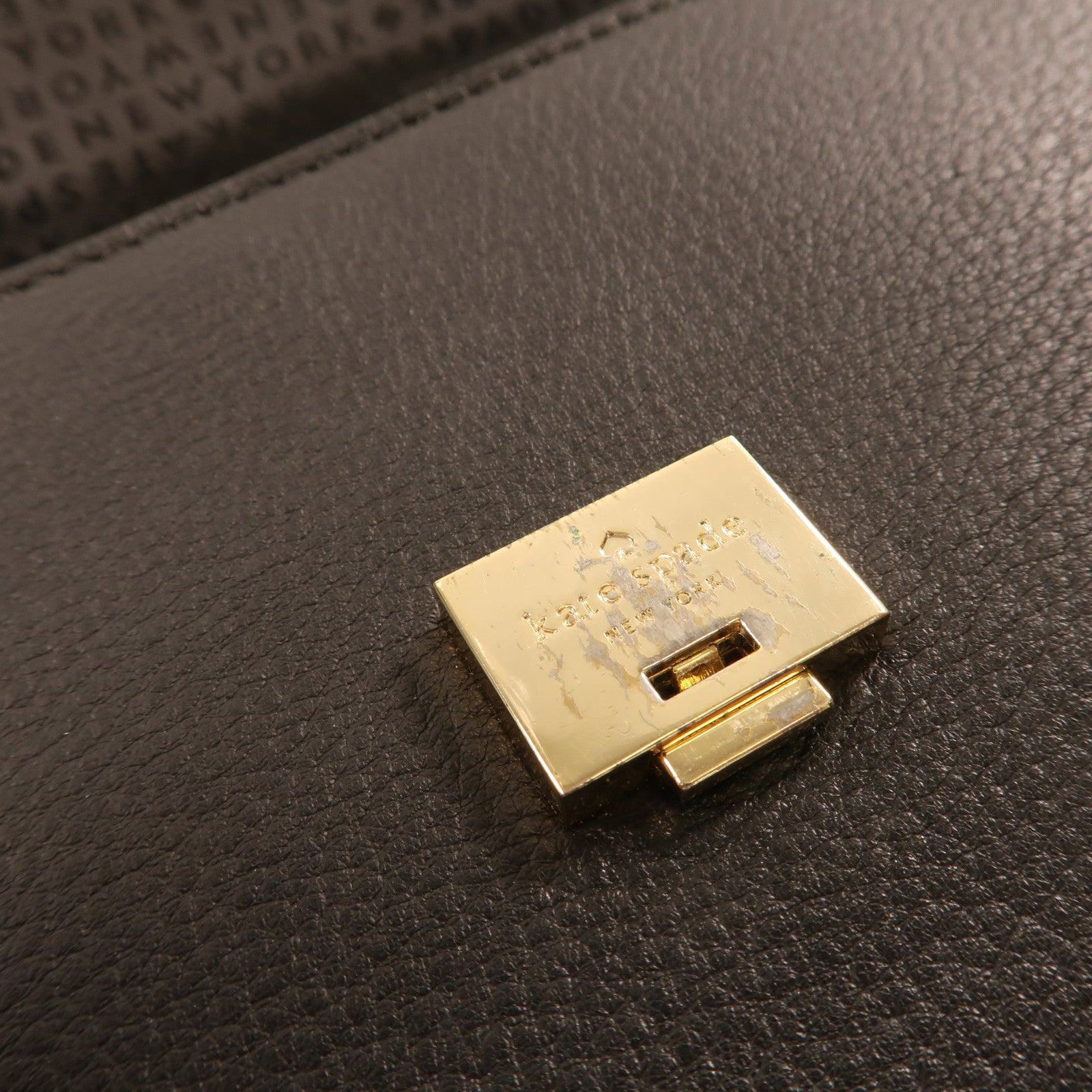 Kate Spade 【激減優惠】牛皮皮革Shoulder Bag金扣鏈帶手挽肩背兩用袋