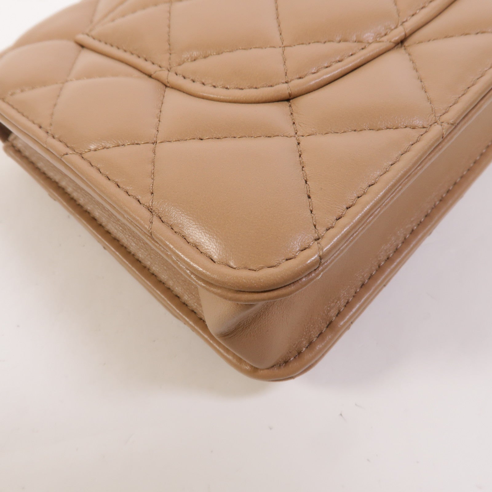 CHANEL 羊皮皮革WOC Wallet On Chain鏈帶肩背袋
