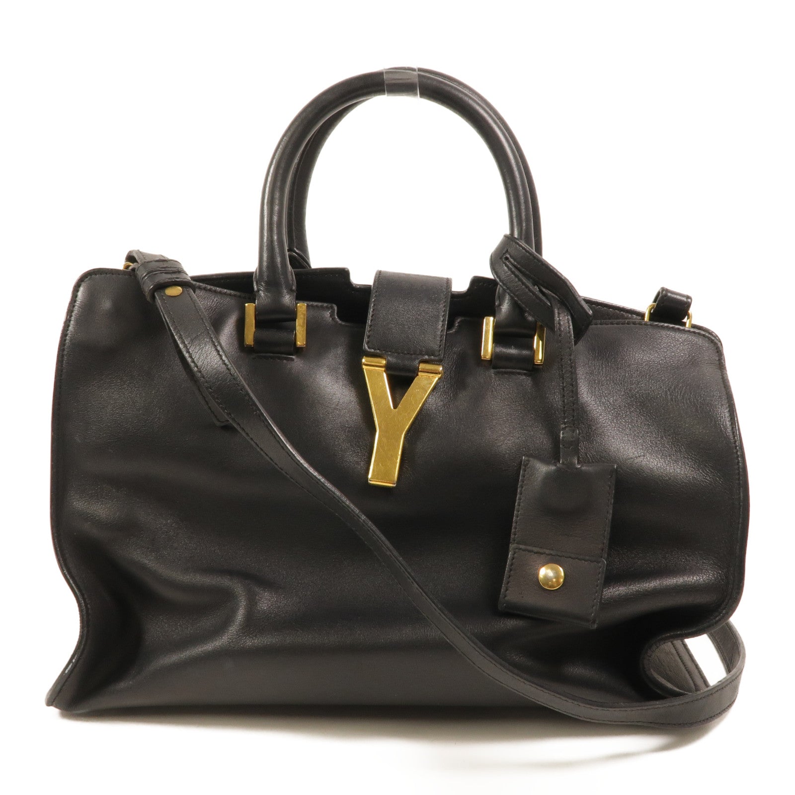 SAINT LAURENT 牛皮皮革Y Cabas手挽肩背兩用袋