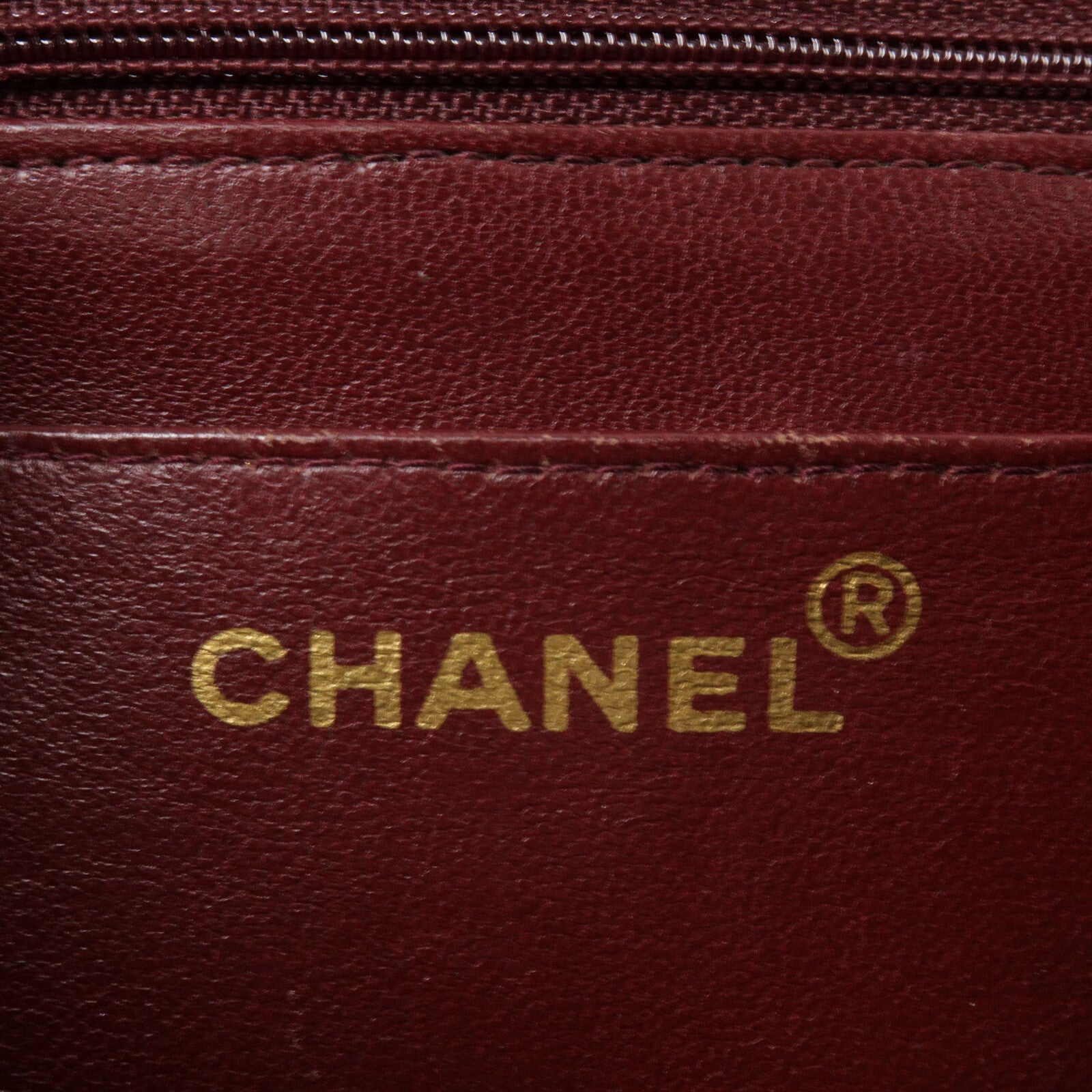 CHANEL 羊皮皮革Vintage Diana鏈帶肩背袋