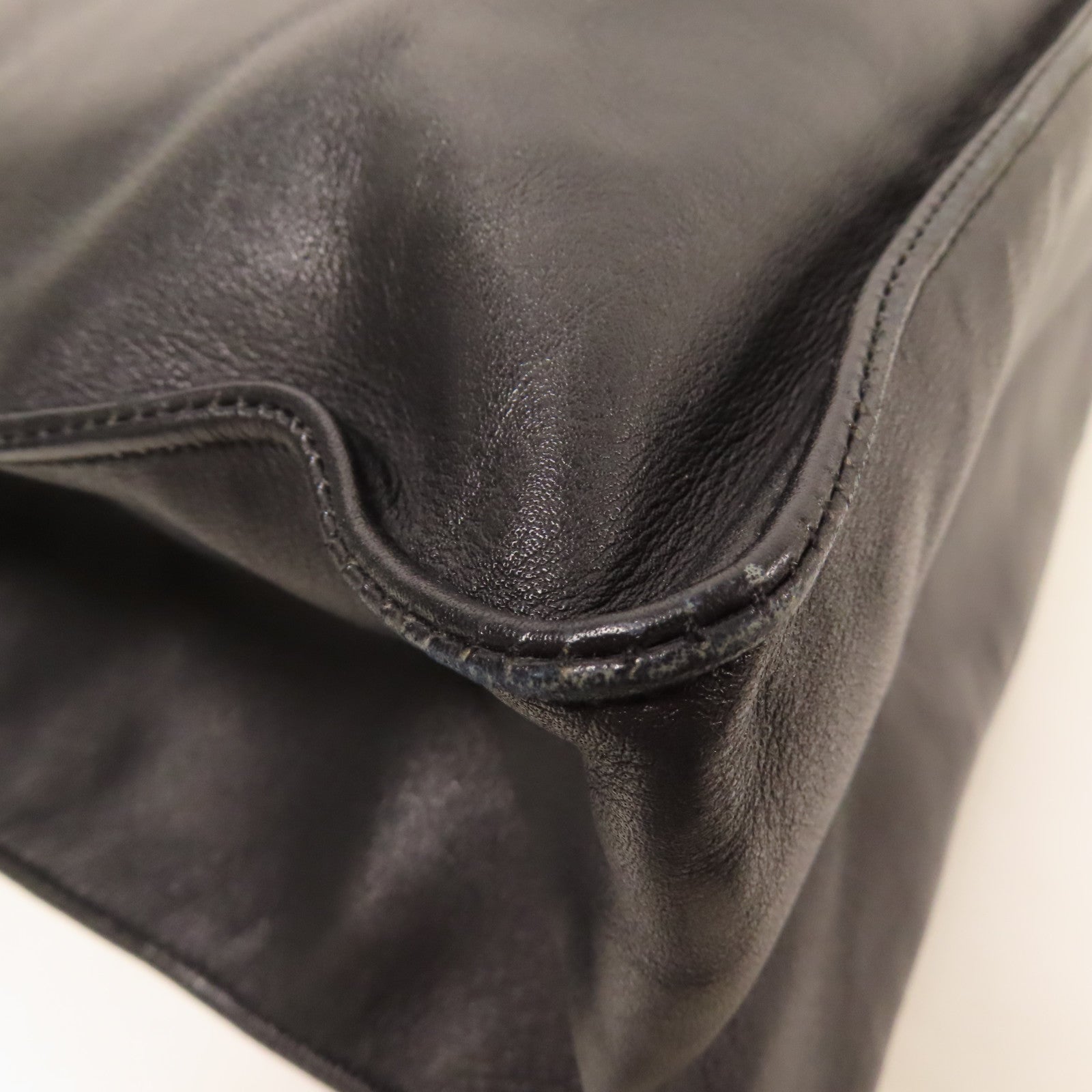 CHANEL 皮革Shoulder Tote金扣肩背袋/手挽袋