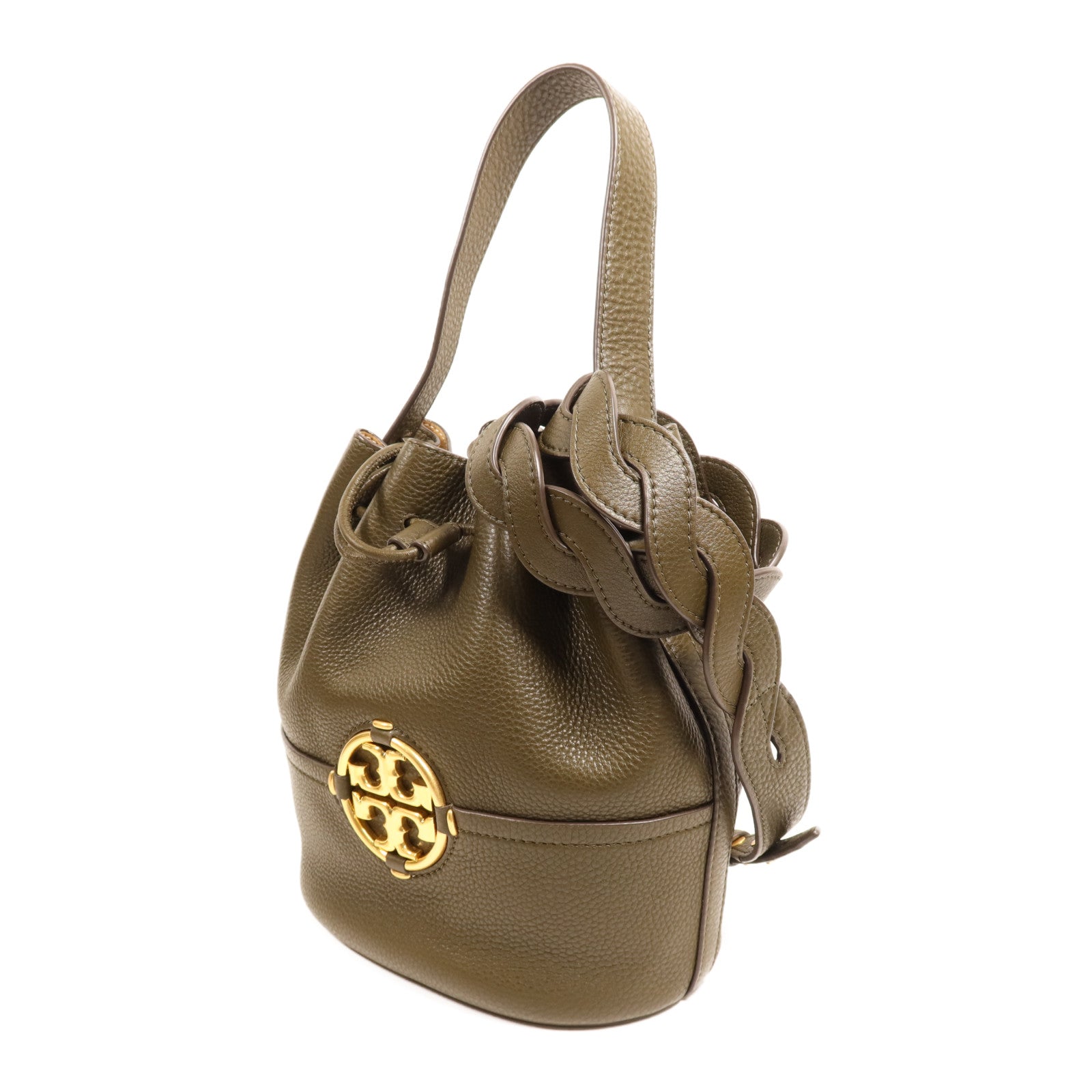 Tory Burch 牛皮皮革2 way Shoulder Bag金扣手挽肩背兩用袋