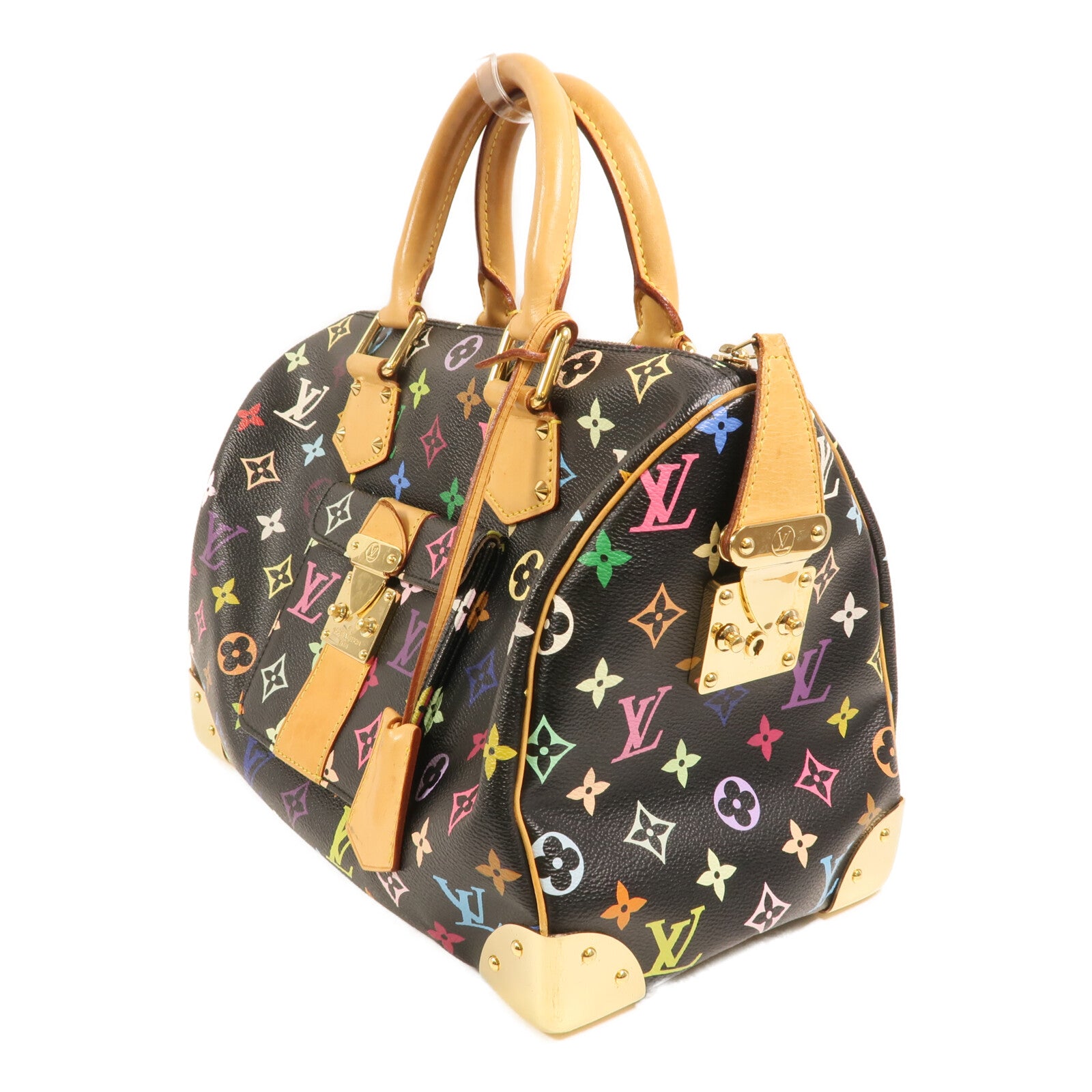 LOUIS VUITTON Monogram Multicolore Speedy 30金扣手挽袋