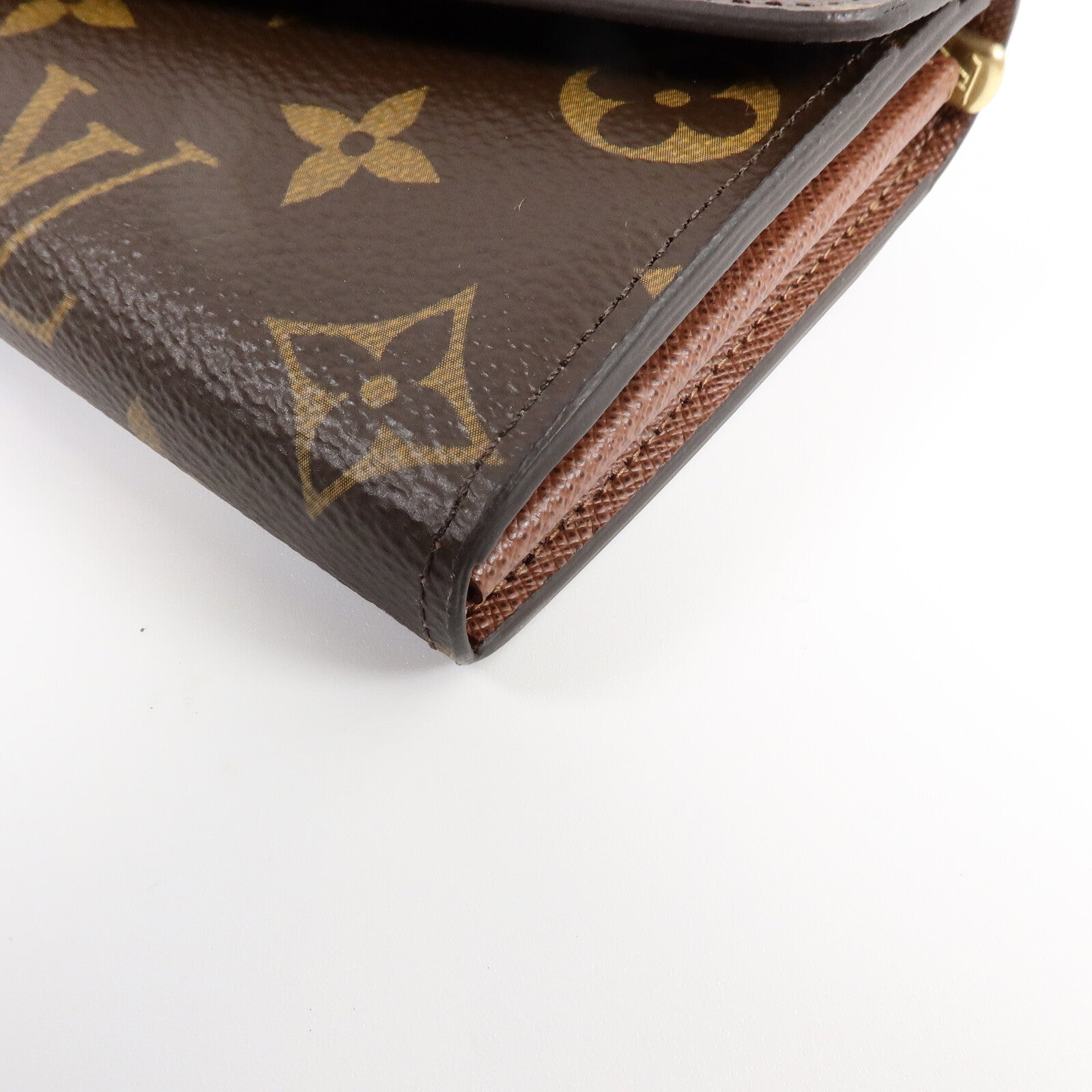 LOUIS VUITTON Monogram Portefeuille Sara金扣長錢包