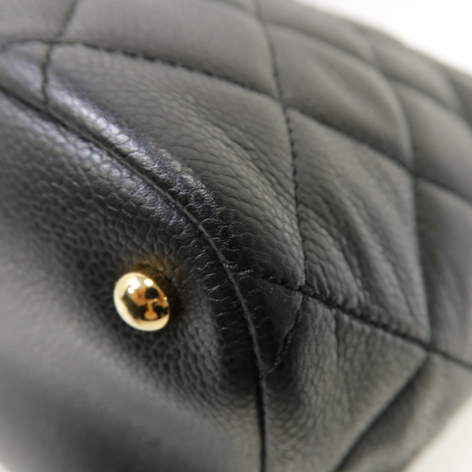 CHANEL 【激減優惠】菱格牛皮皮革Chain Shoulder Bag金扣鏈帶肩背袋黑色