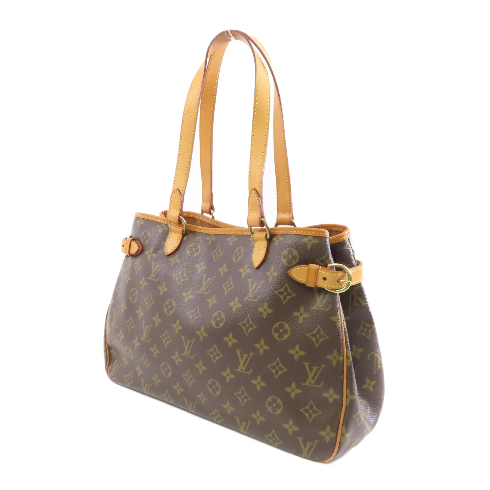 LOUIS VUITTON Monogram Batignolles Tote Bag金扣手挽袋啡色