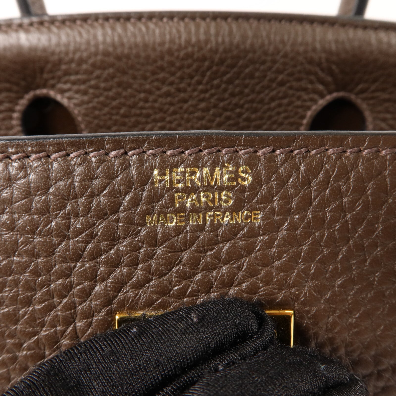 HERMES Togo皮革Birkin 30手挽袋Chocolat