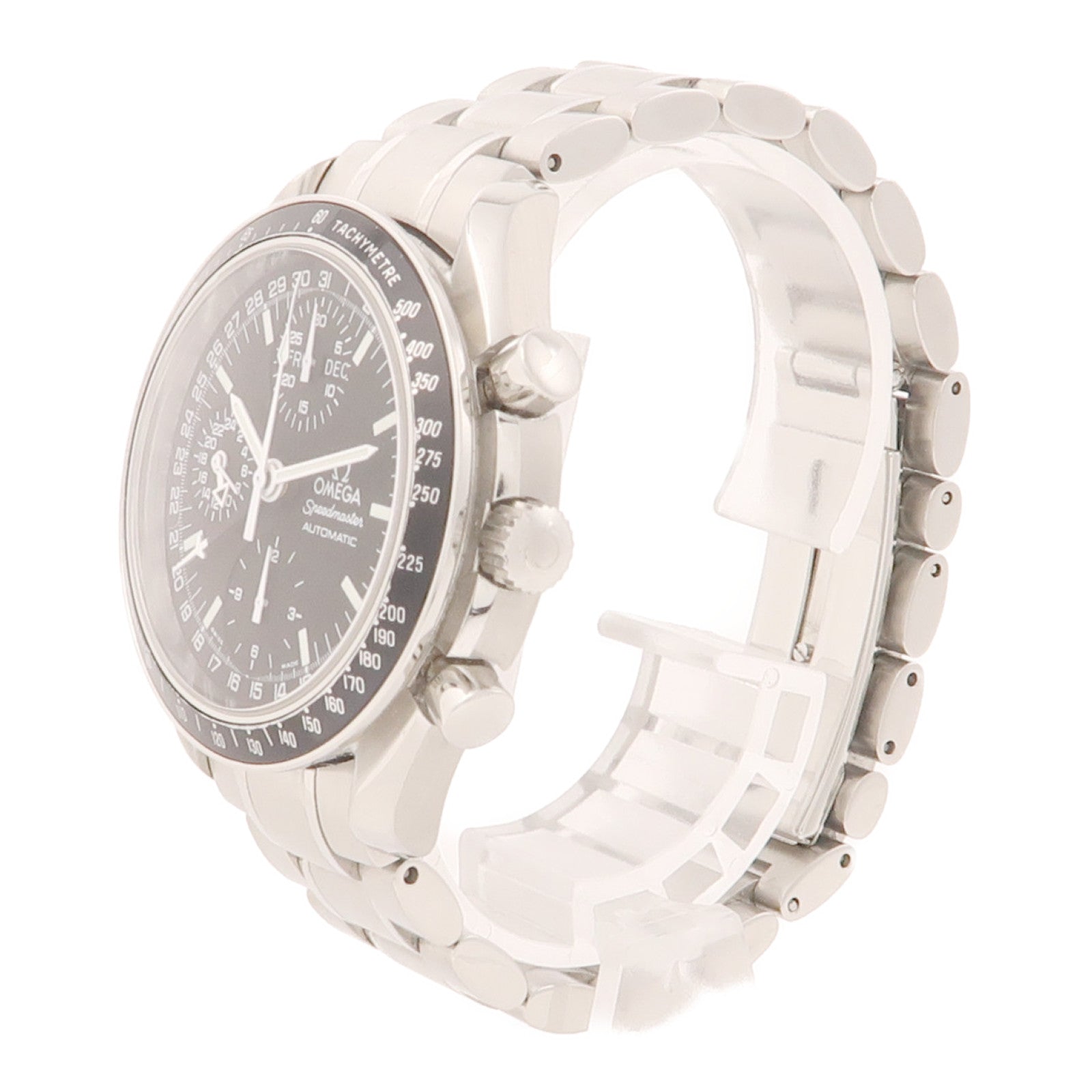 OMEGA Speedmaster Day Date不鏽鋼手錶自動機芯黑色