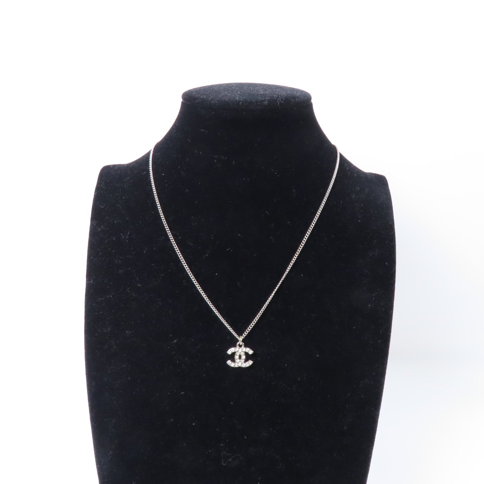 CHANEL 金屬Necklace項鍊銀色