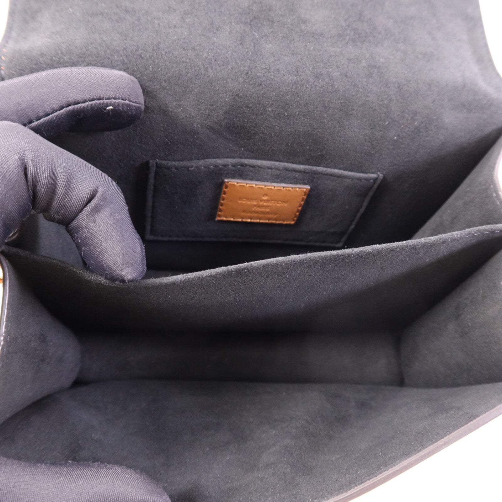 LOUIS VUITTON 【激減優惠】Monogram Reverse Mini Dauphine 金扣肩背袋