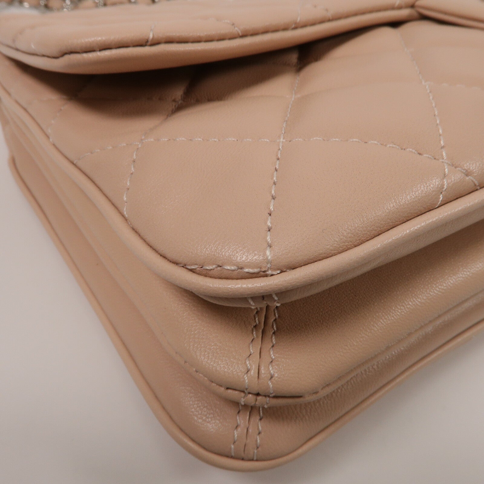 CHANEL 羊皮皮革Chain Shoulder Bag鏈帶肩背袋