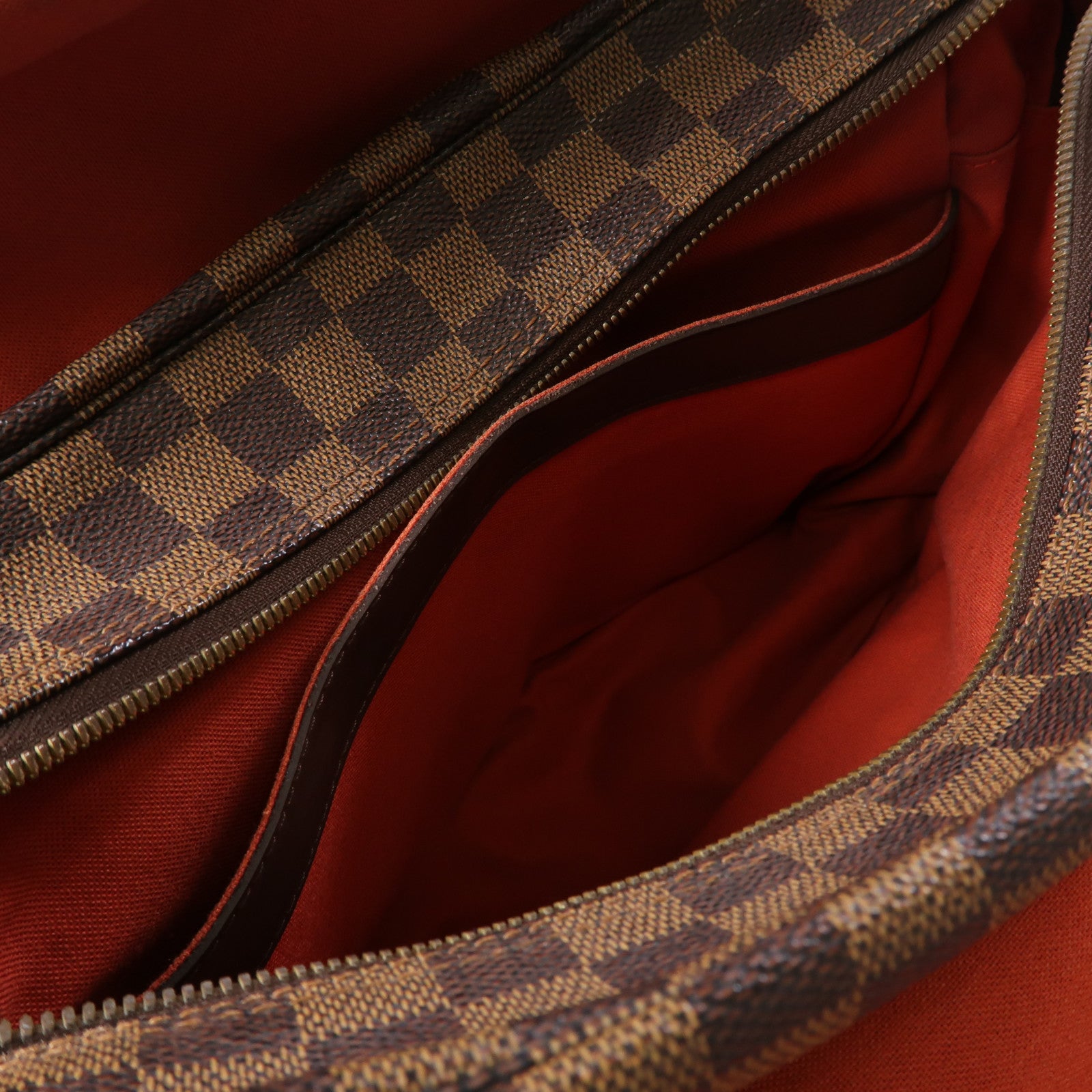 LOUIS VUITTON 【激減優惠】Damier Naviglio金扣肩背袋啡色