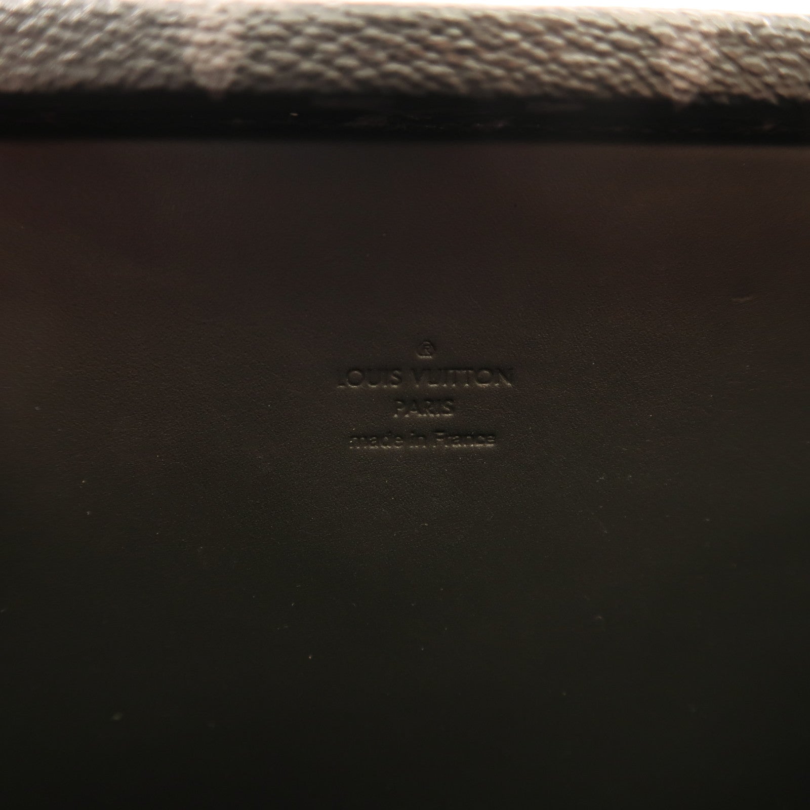 LOUIS VUITTON Monogram Eclipse Clutch Box銀扣肩背袋黑色